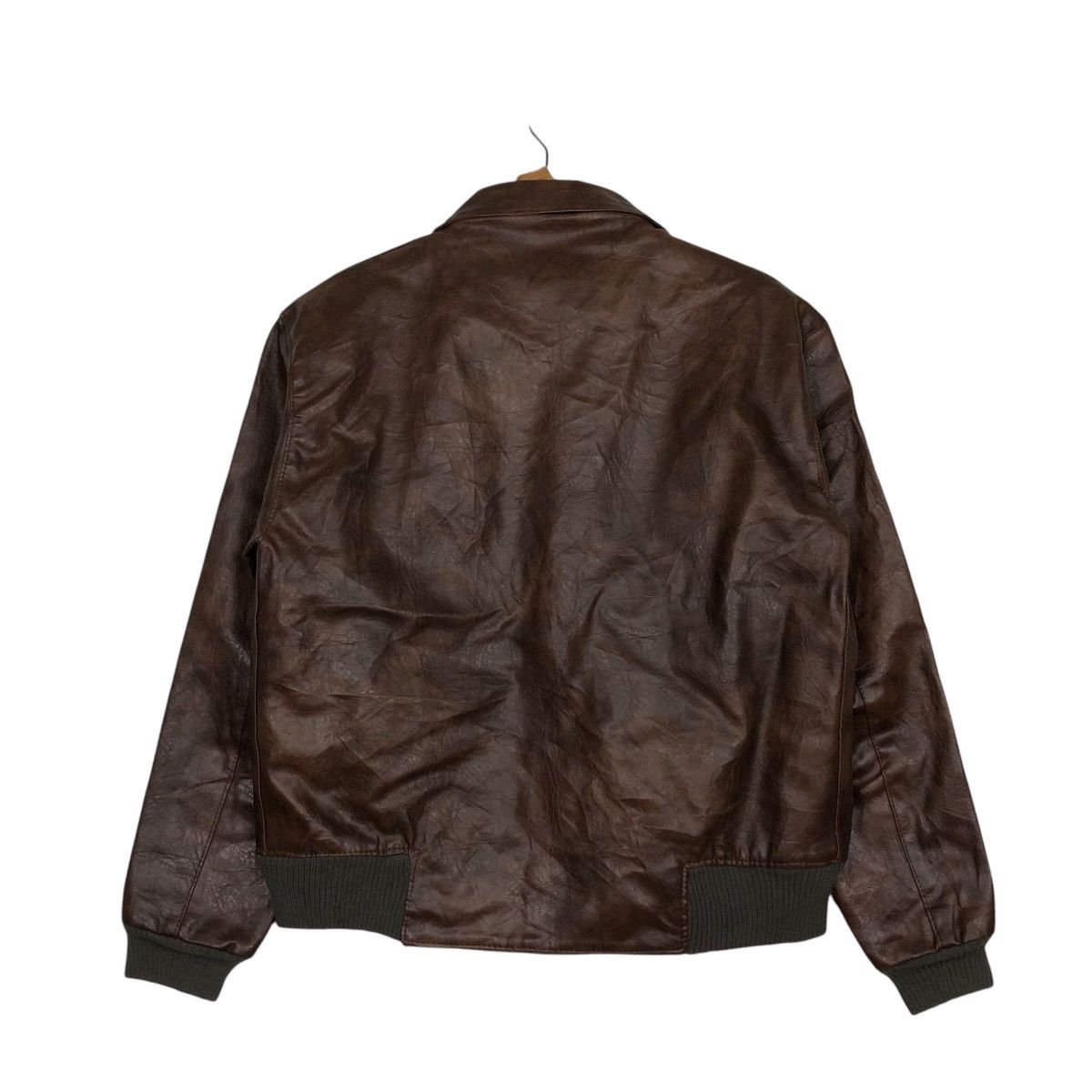 Vintage 🔥VINTAGE 70’s GENUINE LEATHER JACKET AVIATOR COLLECTION USA Size US M / EU 48-50 / 2 - 10 Thumbnail