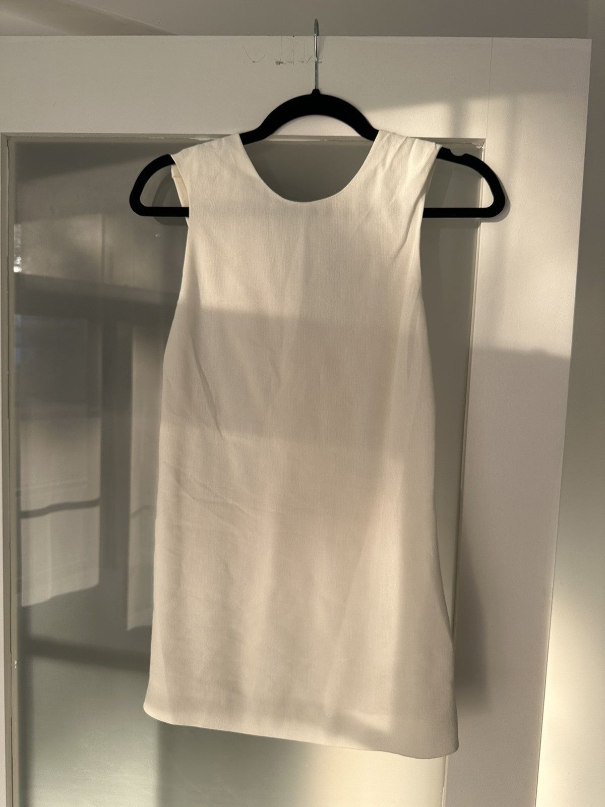 image of Khaite White Long Top, Women's (Size Medium)