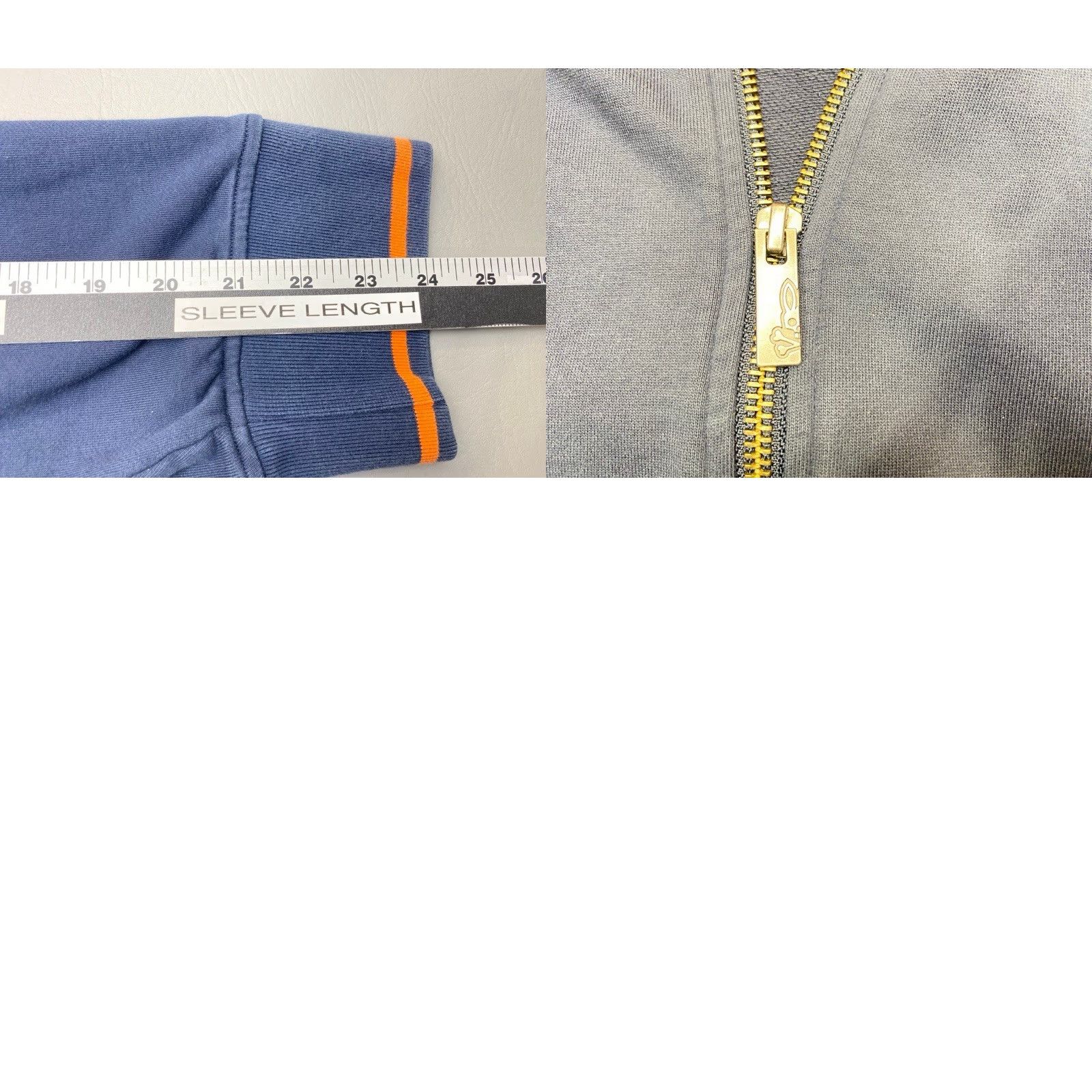 Psycho Bunny Psycho Bunny Hoodie Mens 3XL Blue Orange Full Zip Long Sleeve Sweatshirt Logo Size US XXL / EU 58 / 5 - 9 Thumbnail