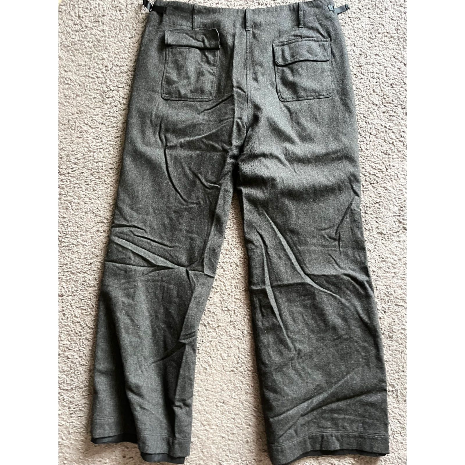 Ann Taylor Ann Taylor Dress Pants Trouser Pant Women 16 Gray Wool Pants Size 38" / US 16 / IT 52 - 3 Thumbnail