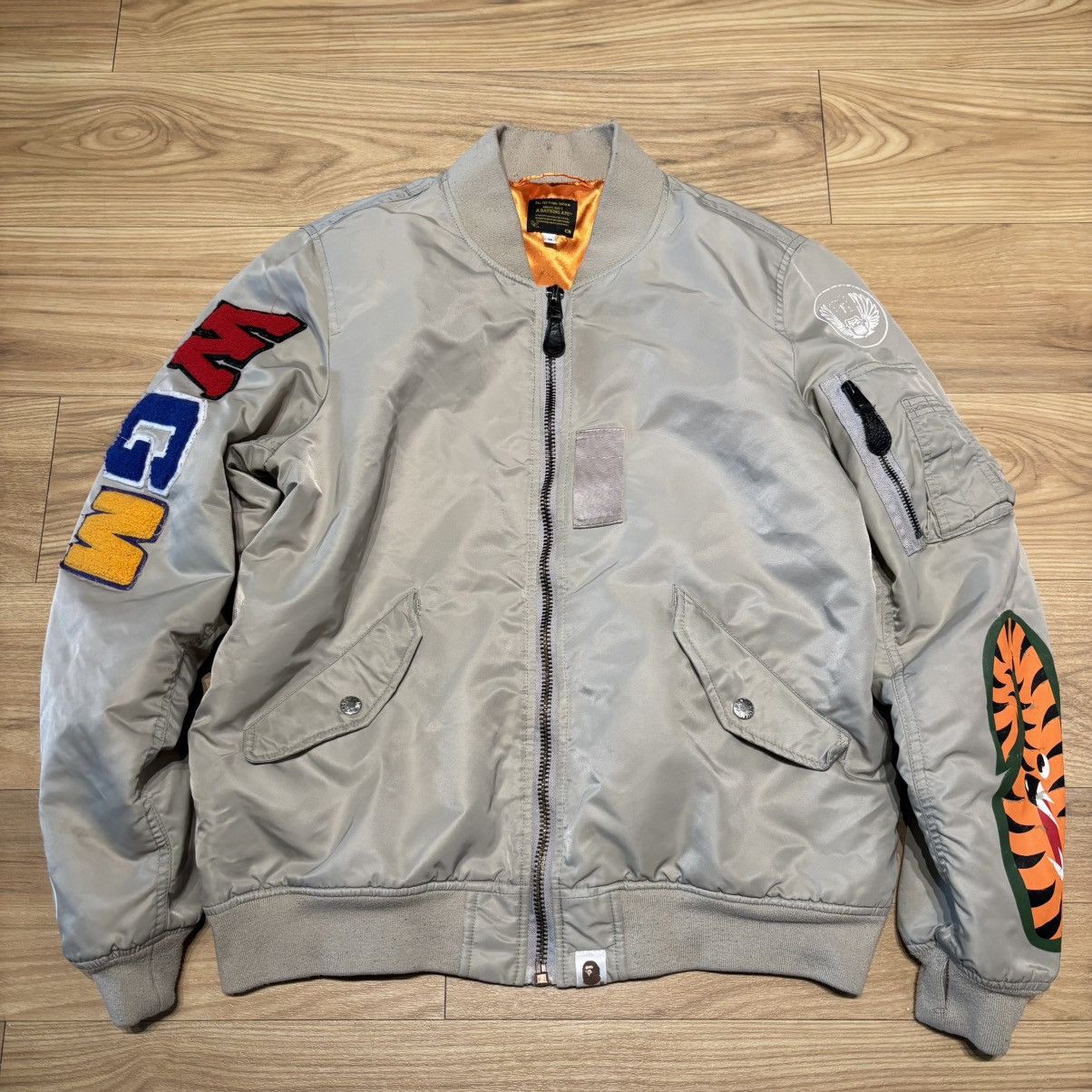 Bape Bape MA-1 Bomber Jacket Size US M / EU 48-50 / 2 - 1 Thumbnail