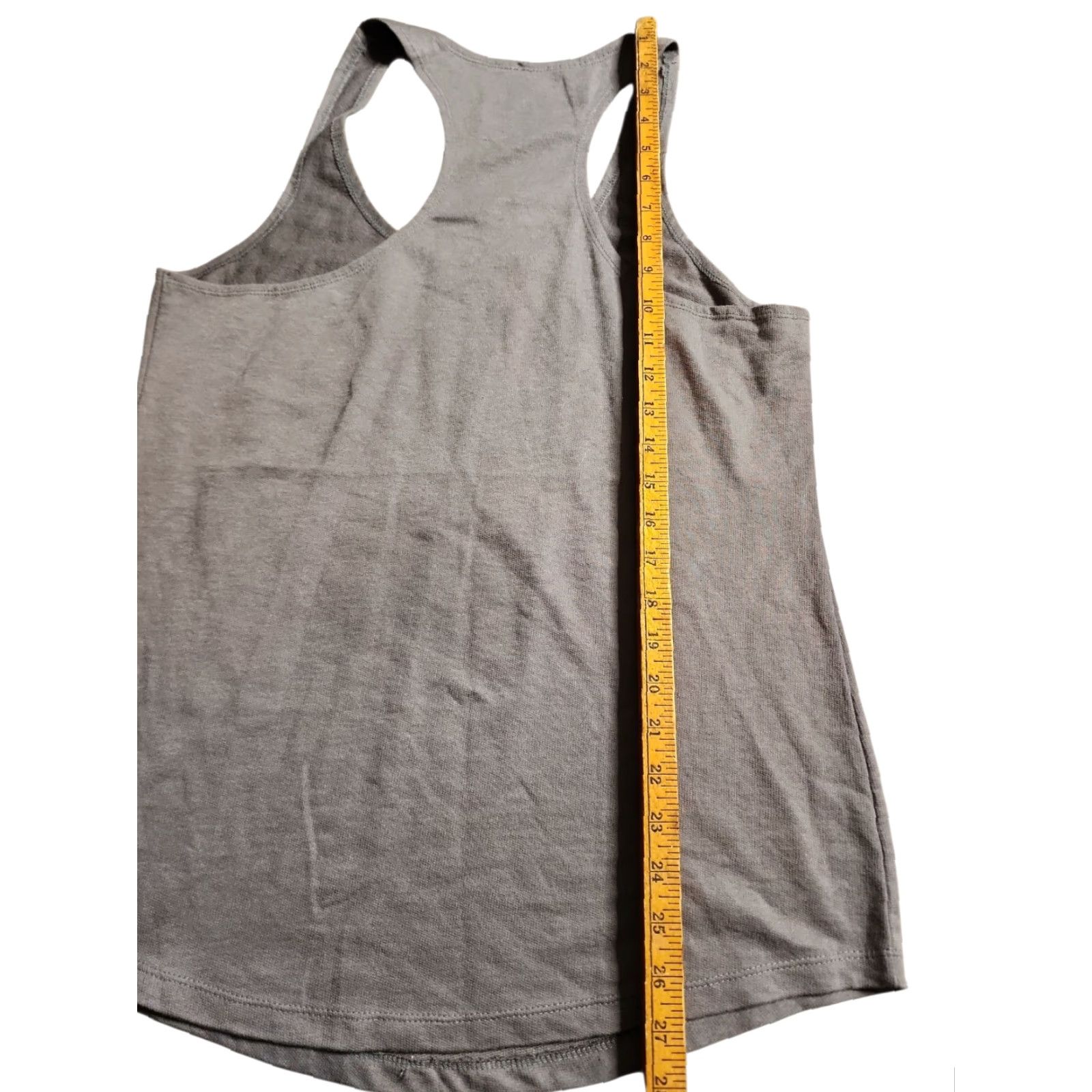 Vintage JOHN LENNON Tank Womens XL Gray Let It Be Lyrics Racerback Music Size XL / US 12-14 / IT 48-50 - 2 Thumbnail