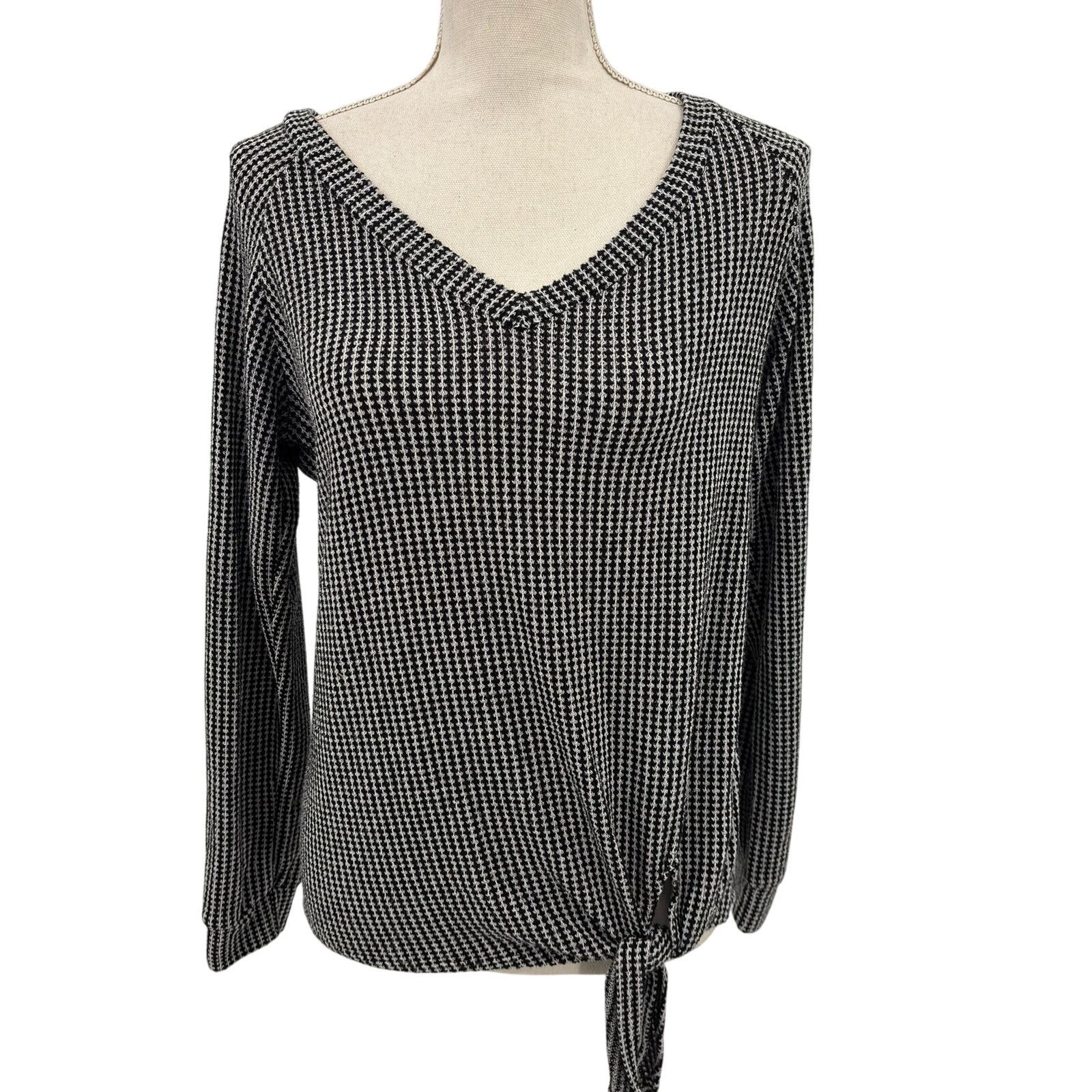 Chicos 143 Story Line Up Chico's Tunic Blouse Small Knot-Tie Size S / US 4 / IT 40 - 1 Thumbnail