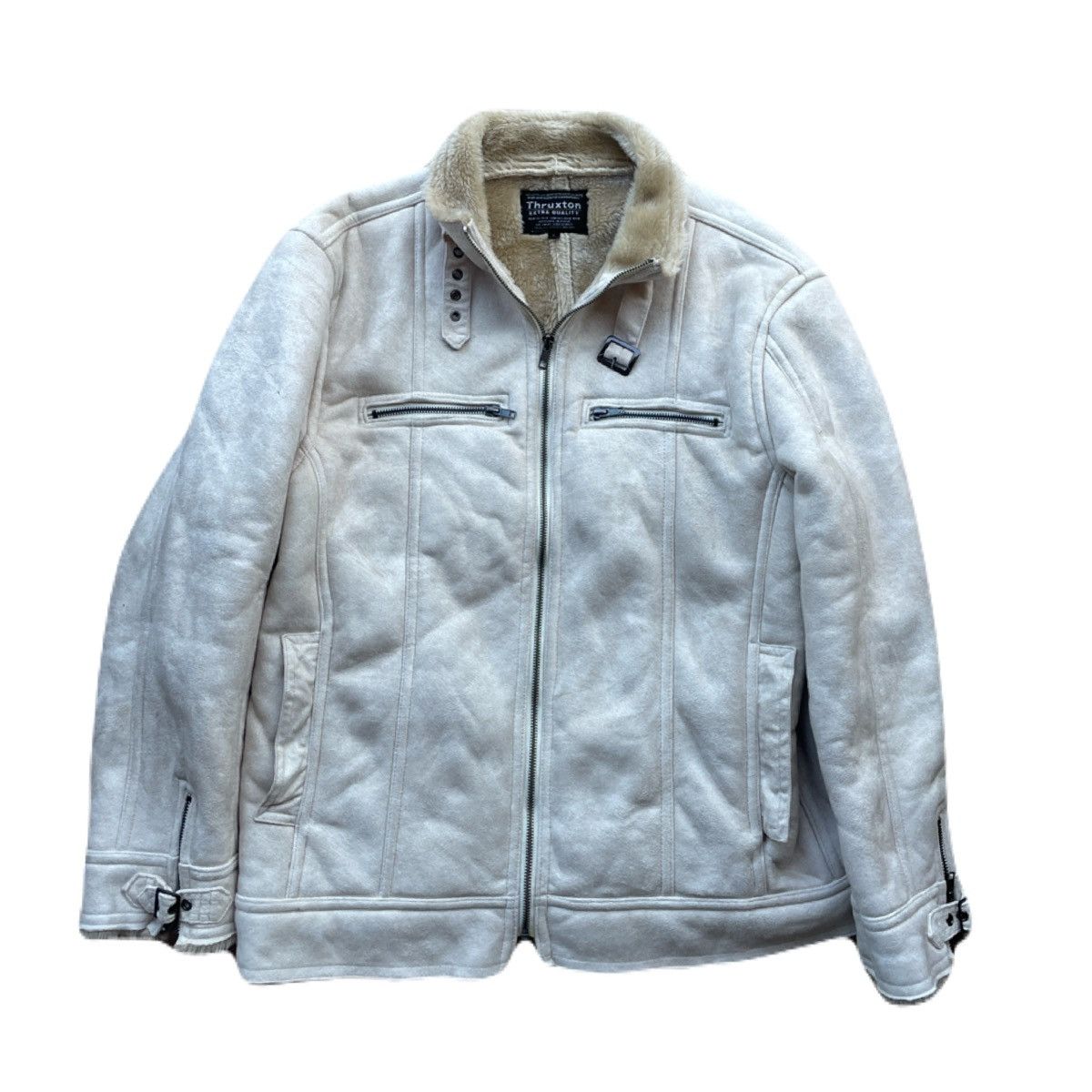 If Six Was Nine 2000s Japanese archive Vkei Bleted Shiny Zip-up Jacket Size US M / EU 48-50 / 2 - 2 Thumbnail