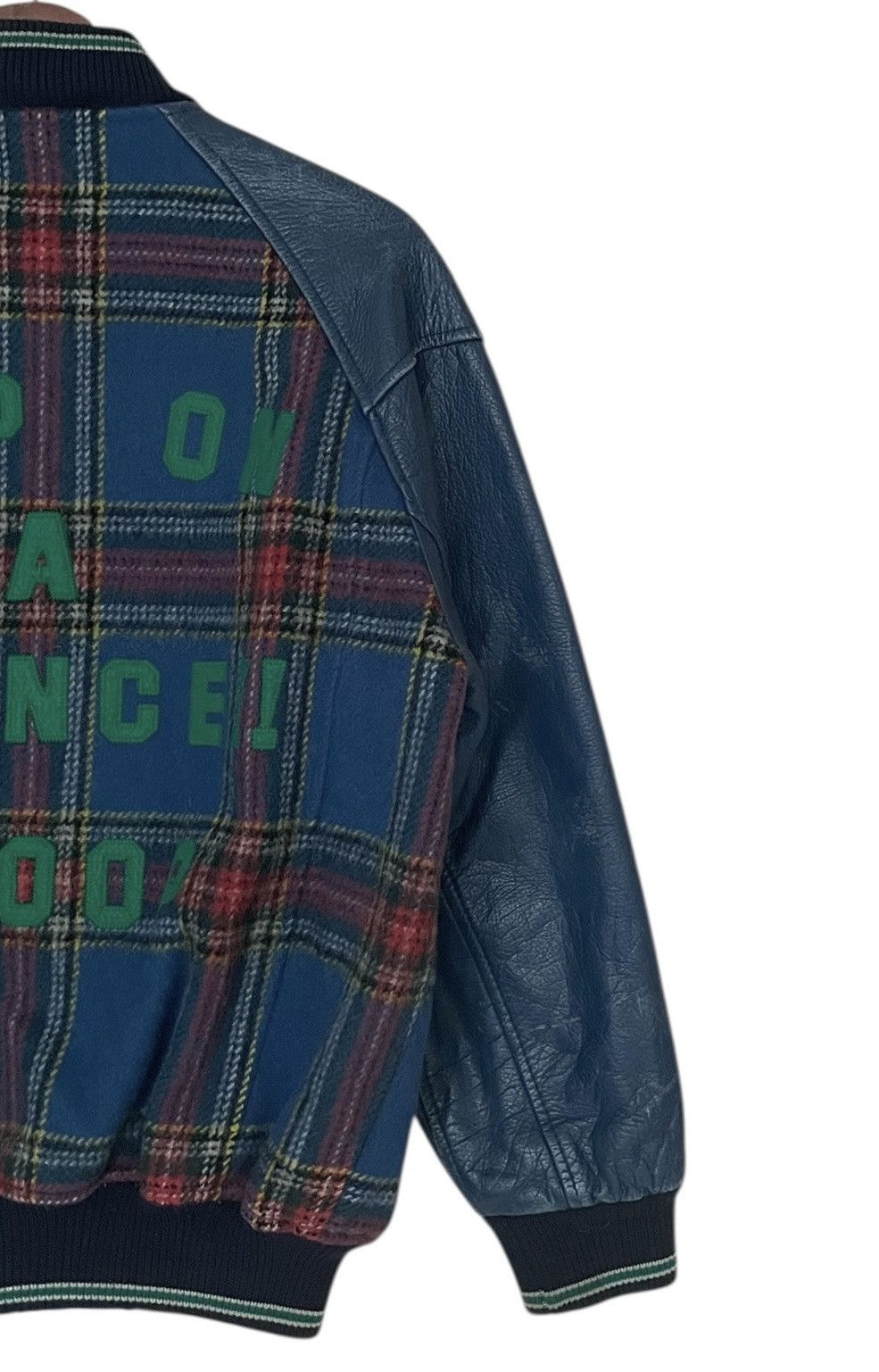 SCOOP Vintage Brand Scoop Leather Varsity Jacket 1980s Size US M / EU 48-50 / 2 - 5 Thumbnail