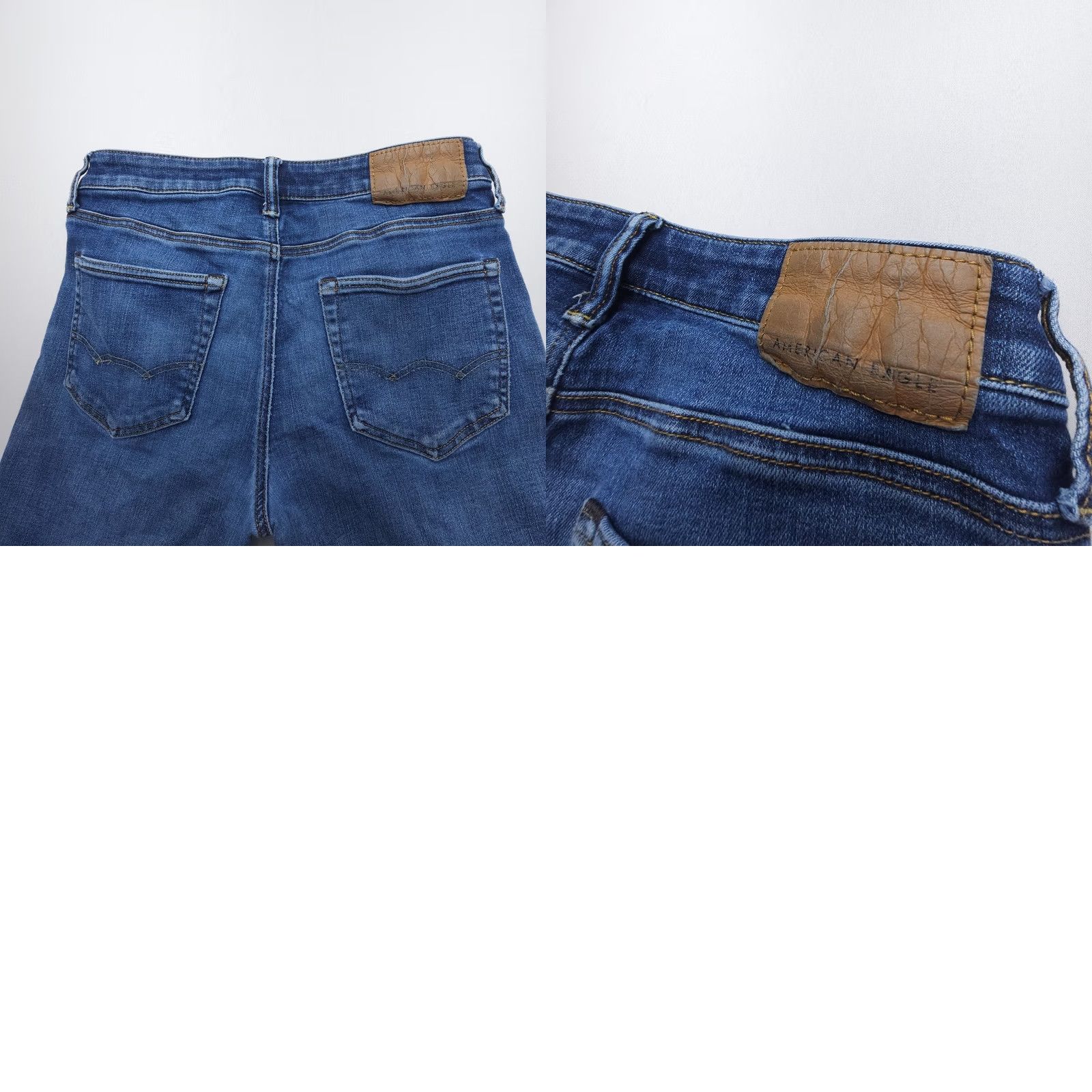 American Eagle Outfitters American Eagle Outfitters Jeans Mens 30 x 34 Dark Wash Airflex Stretch Slim Straight Denim Blue 5-Pocket 30x34 Regular Rise Mid Vintage N/A Mens Size US 30 / EU 46 - 9 Thumbnail