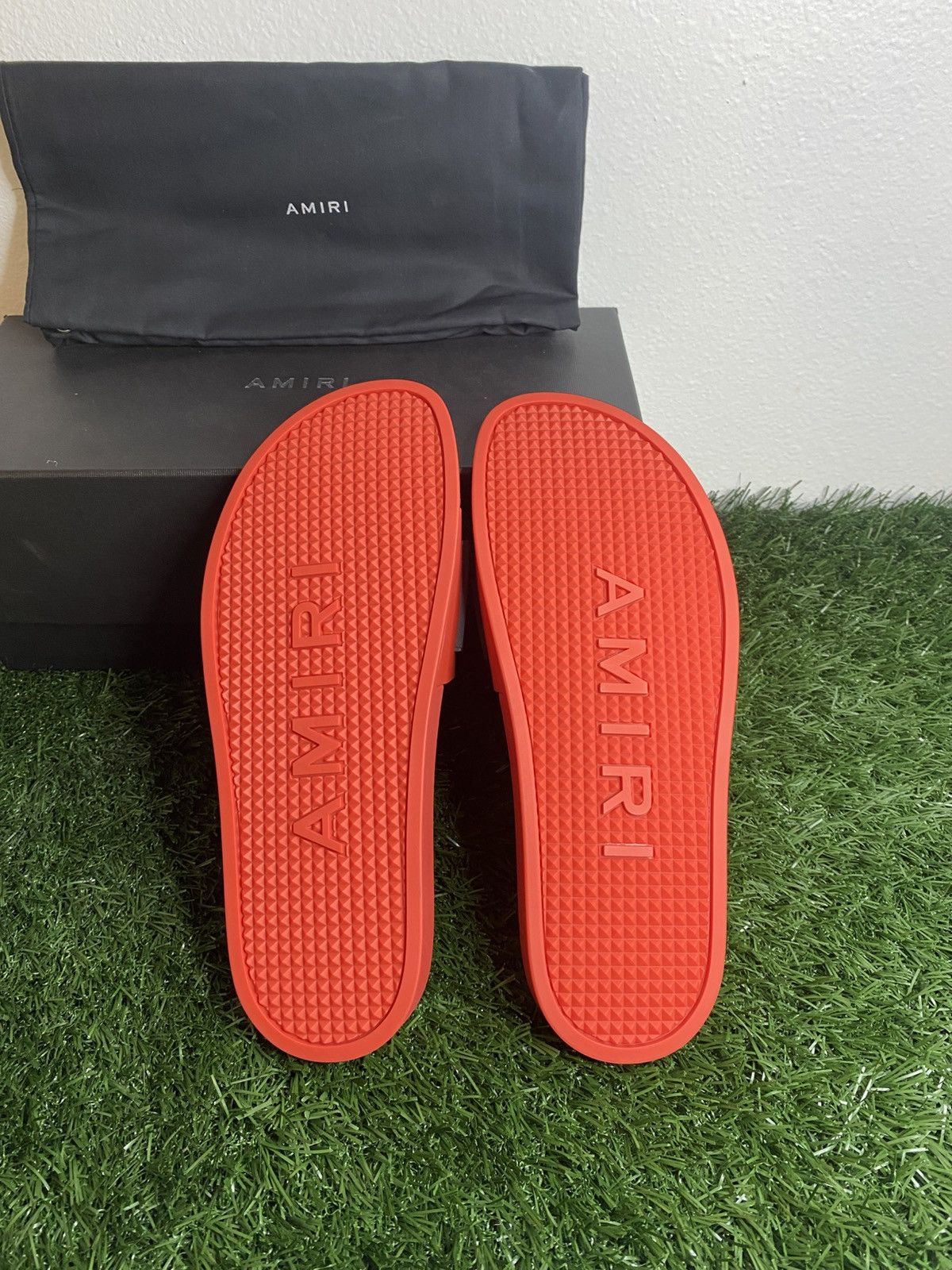 Amiri Amiri Logo Slides ‘ Red ’ | BRAND NEW! Size US 9 / EU 42 - 11 Thumbnail