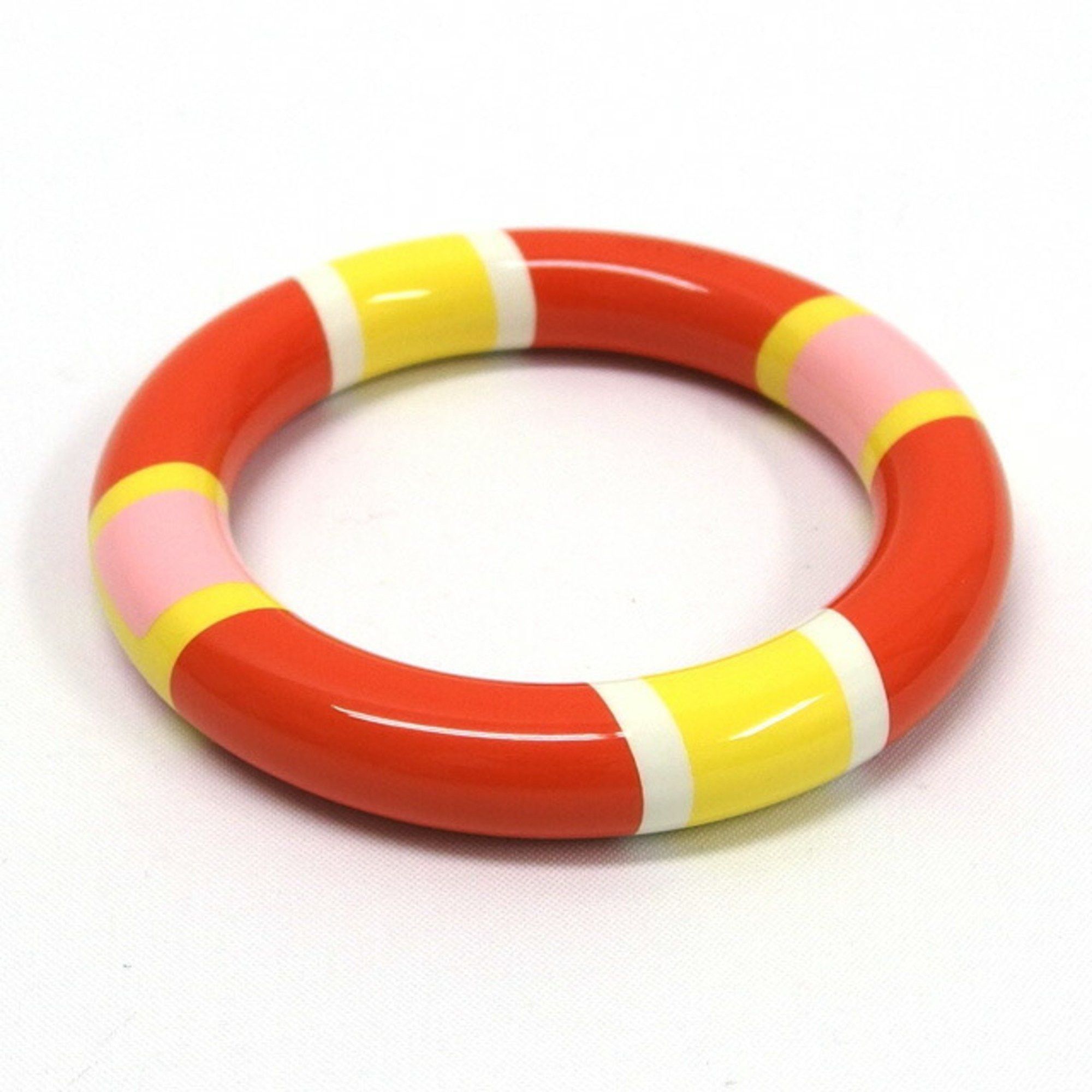 image of Hermes H Equipe Gm Bangle Large Orange in Light Pink, Women's
