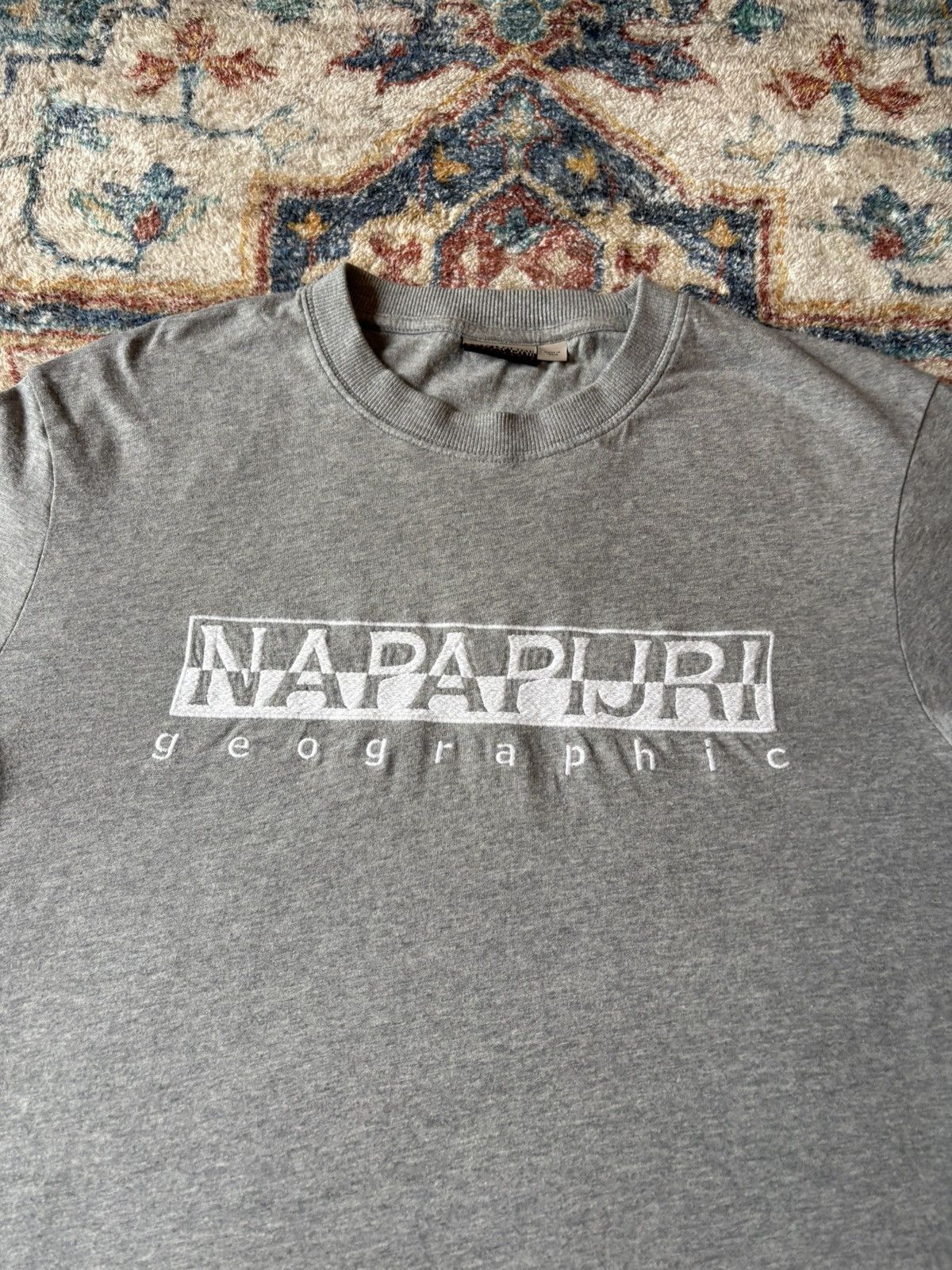 Napapijri Napajiri Geographic Spellout T-shirt Large Size US L / EU 52-54 / 3 - 4 Thumbnail