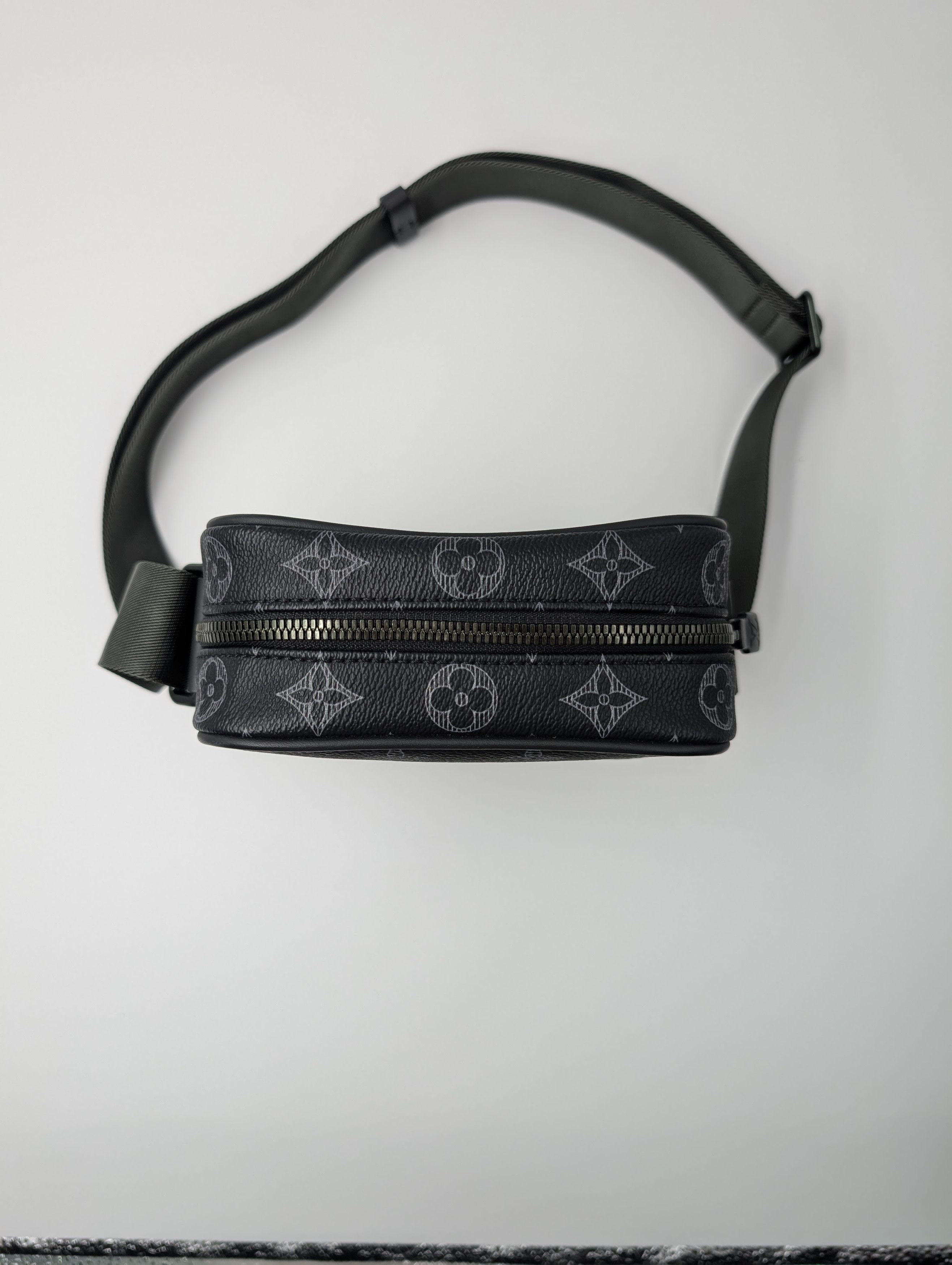 Louis Vuitton PM Danube Monogram Vivienne Eclipse Black Crossbody Bag Size ONE SIZE - 4 Thumbnail