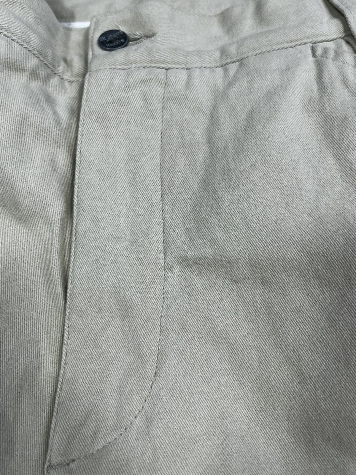 Calvin Klein × Vintage Vintage 90s Calvin Klein beige chinos pants streetwear 36 Size US 36 / EU 52 - 10 Thumbnail