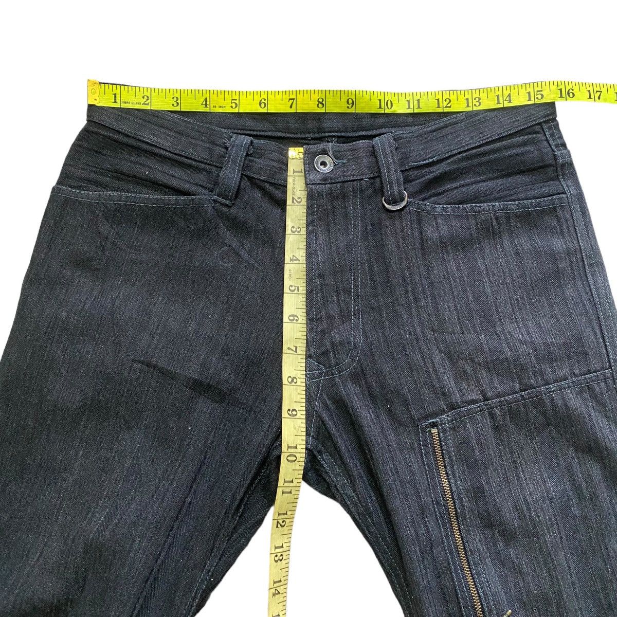 Japanese Brand NCFM Denim Cargo Zipper Flare Pant Size US 30 / EU 46 - 21 Thumbnail