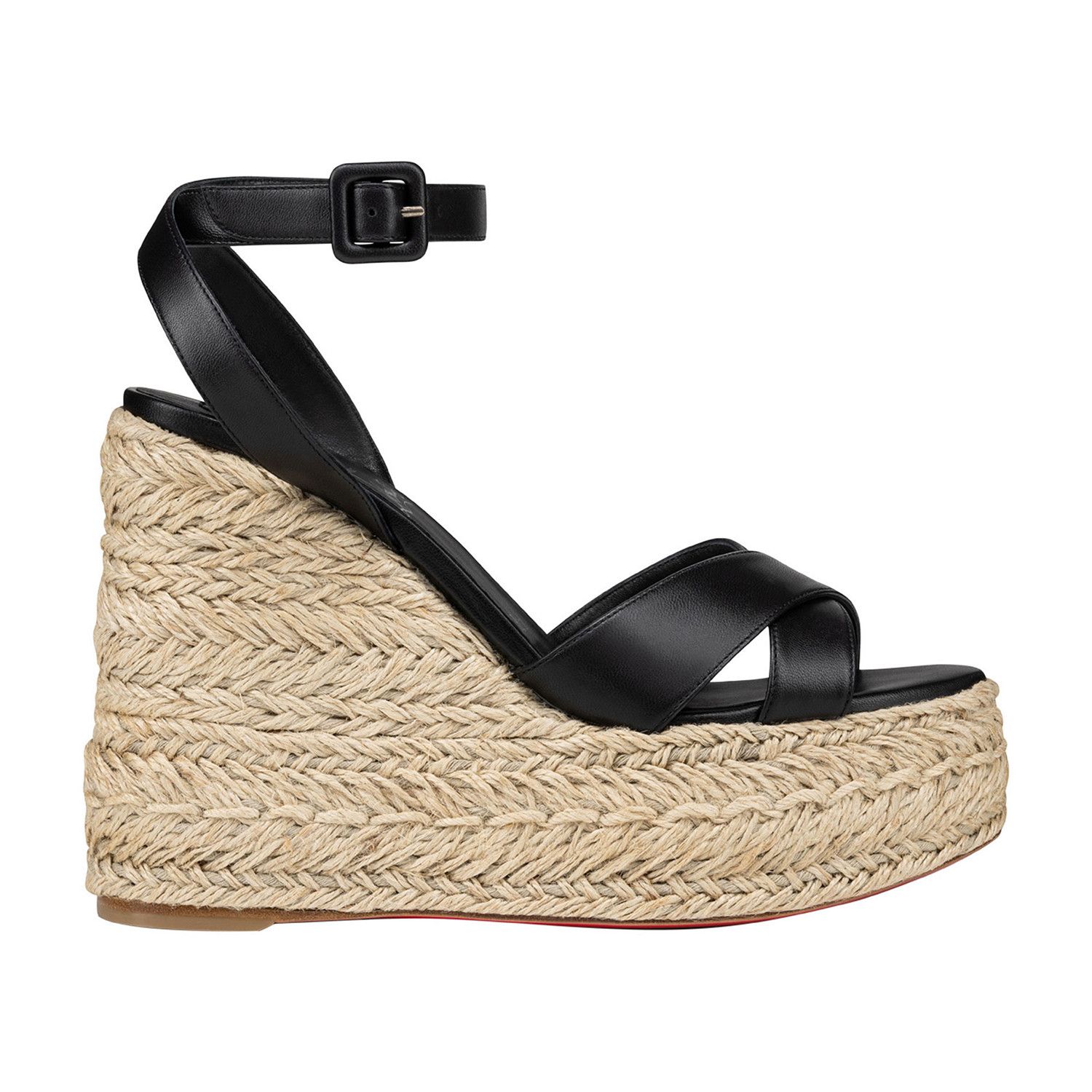 Christian Louboutin o1s1wg111224 Mariza Zeppa in Black Size US 12 / IT 42 - 2 Thumbnail