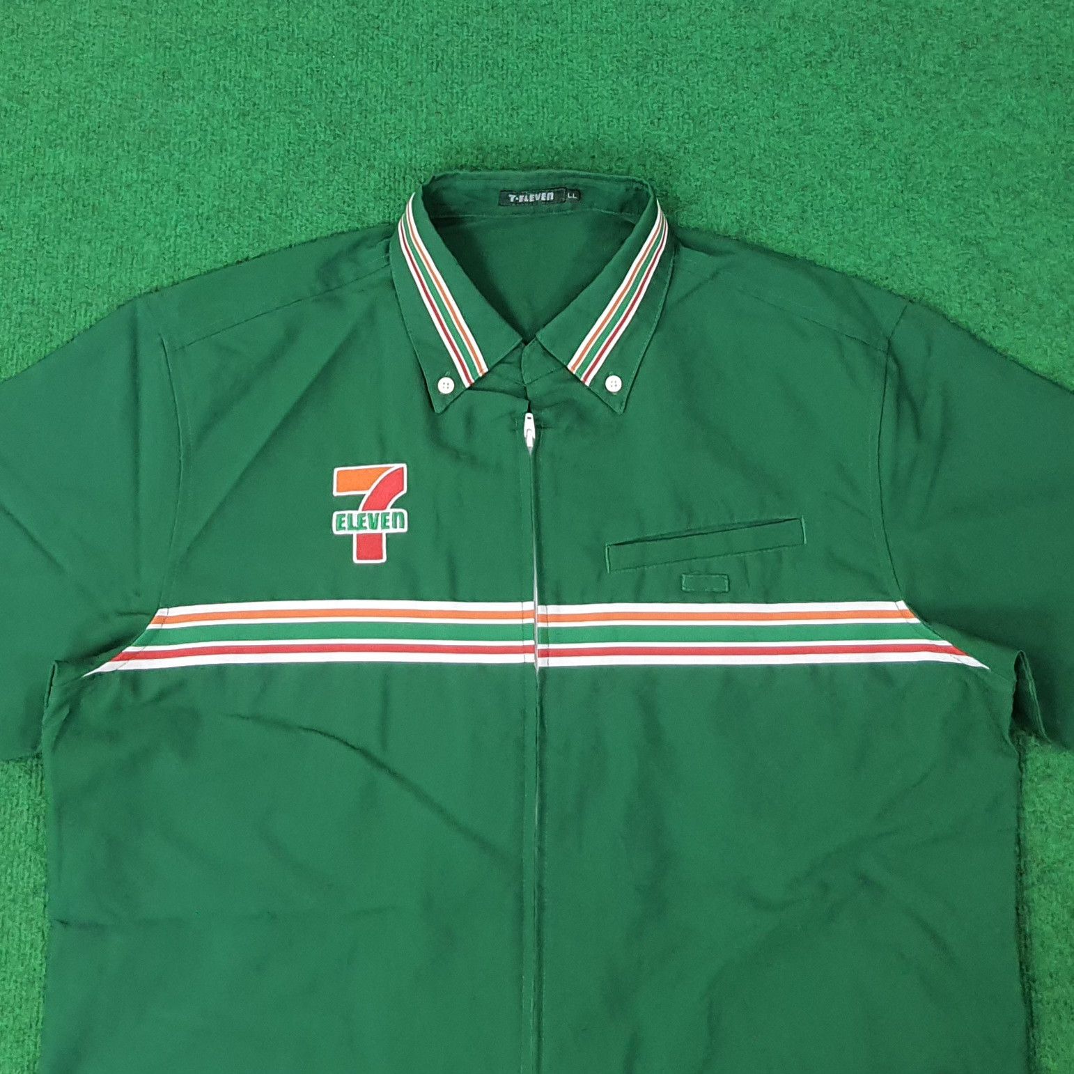 Japanese Brand Vintage 7 Eleven Staff Uniform Workwear Jacket C259N33 Size US L / EU 52-54 / 3 - 4 Thumbnail
