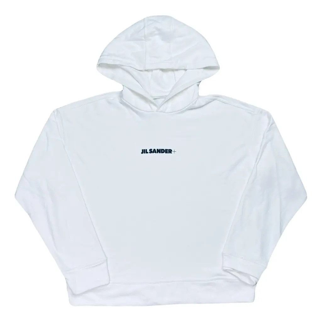 Jil Sander hoodie center logo Size: S