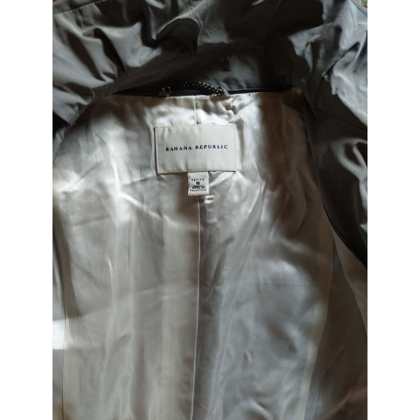 Banana Republic Banana Republic Gray Waterproof raincoat Belted Coat Women M Size M / US 6-8 / IT 42-44 - 3 Thumbnail