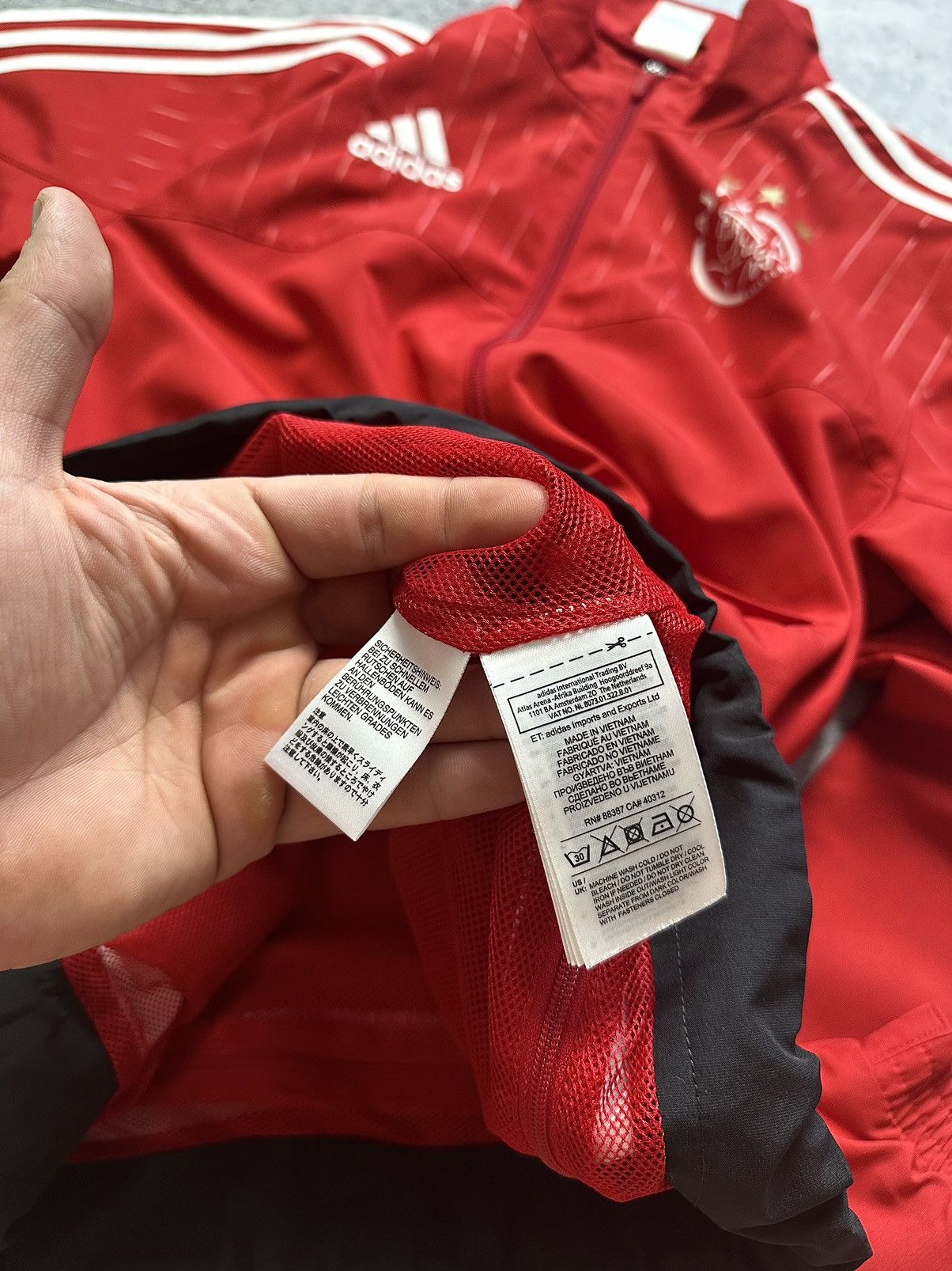 Adidas Adidas AJAX Amsterdam Soccer Football Track 2014 FIFA Jacket Size US S / EU 44-46 / 1 - 7 Thumbnail