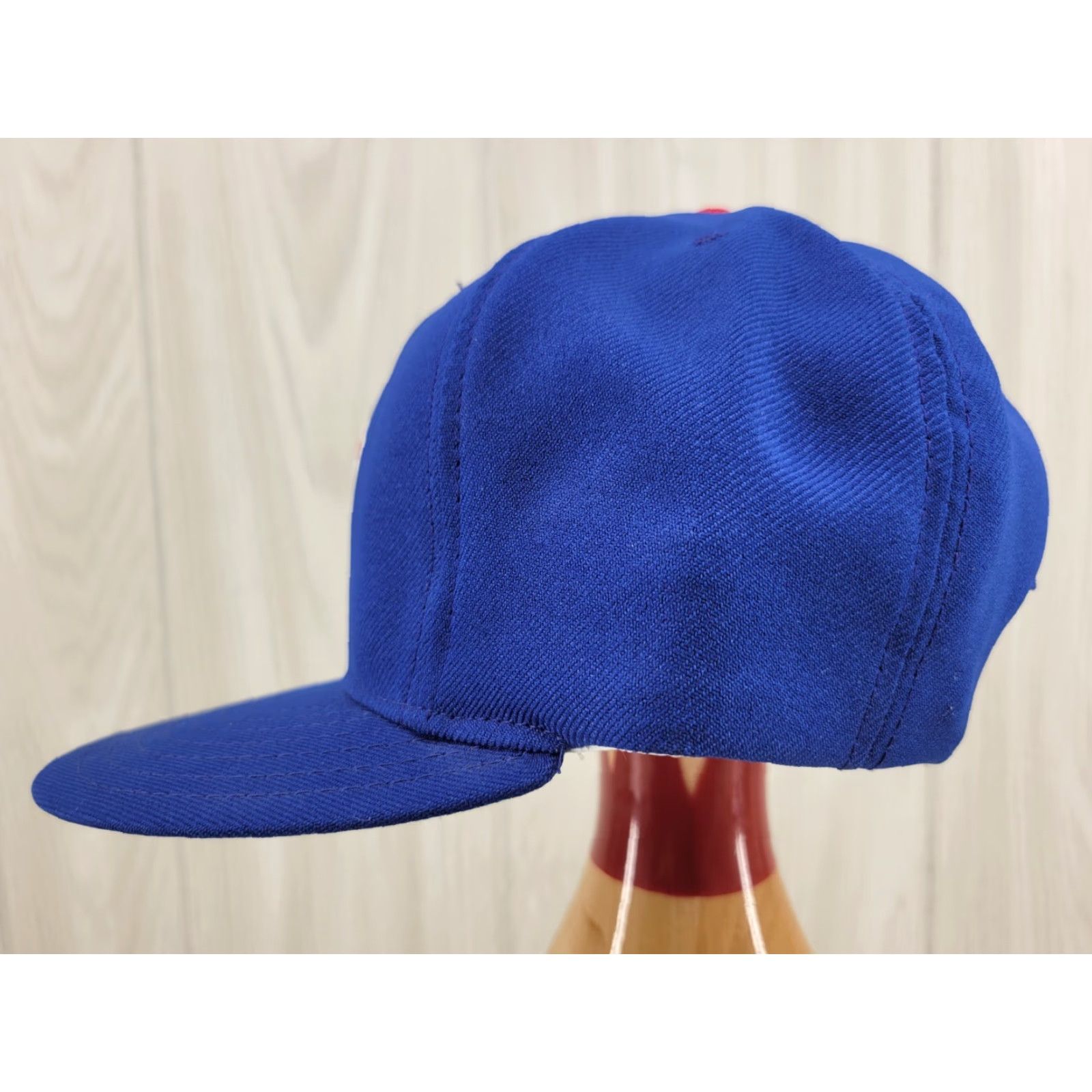 MLB VINTAGE Chicago Cubs Snapback Cap MLB Baseball Adjustable Hat Men Blue 90s Retro Sports Logo MLB Shirts Mens Size ONE SIZE - 4 Thumbnail