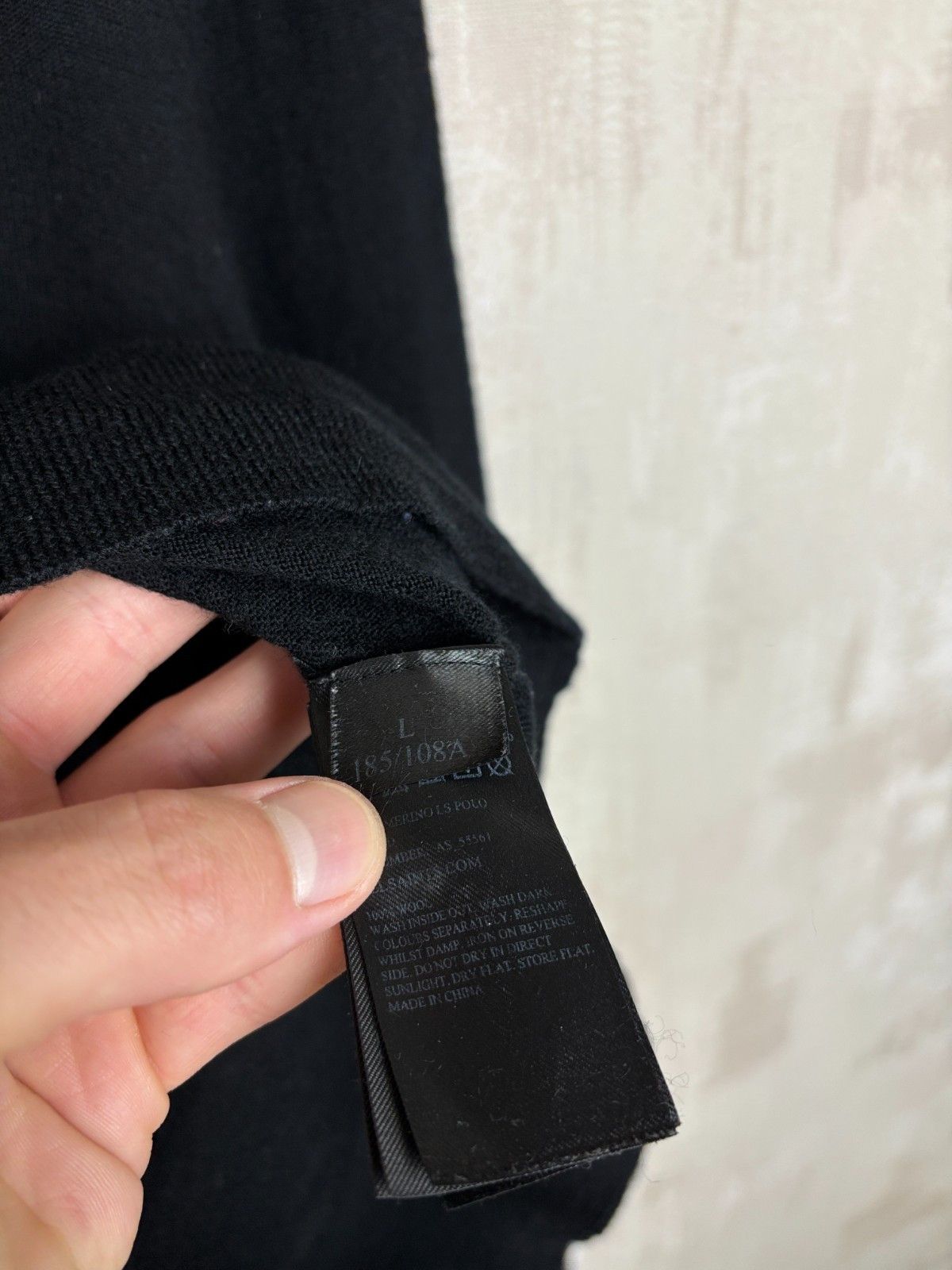Allsaints AllSaints Mode Merino Wool Long Sleeve Polo Sweater Jumper Size US L / EU 52-54 / 3 - 9 Thumbnail