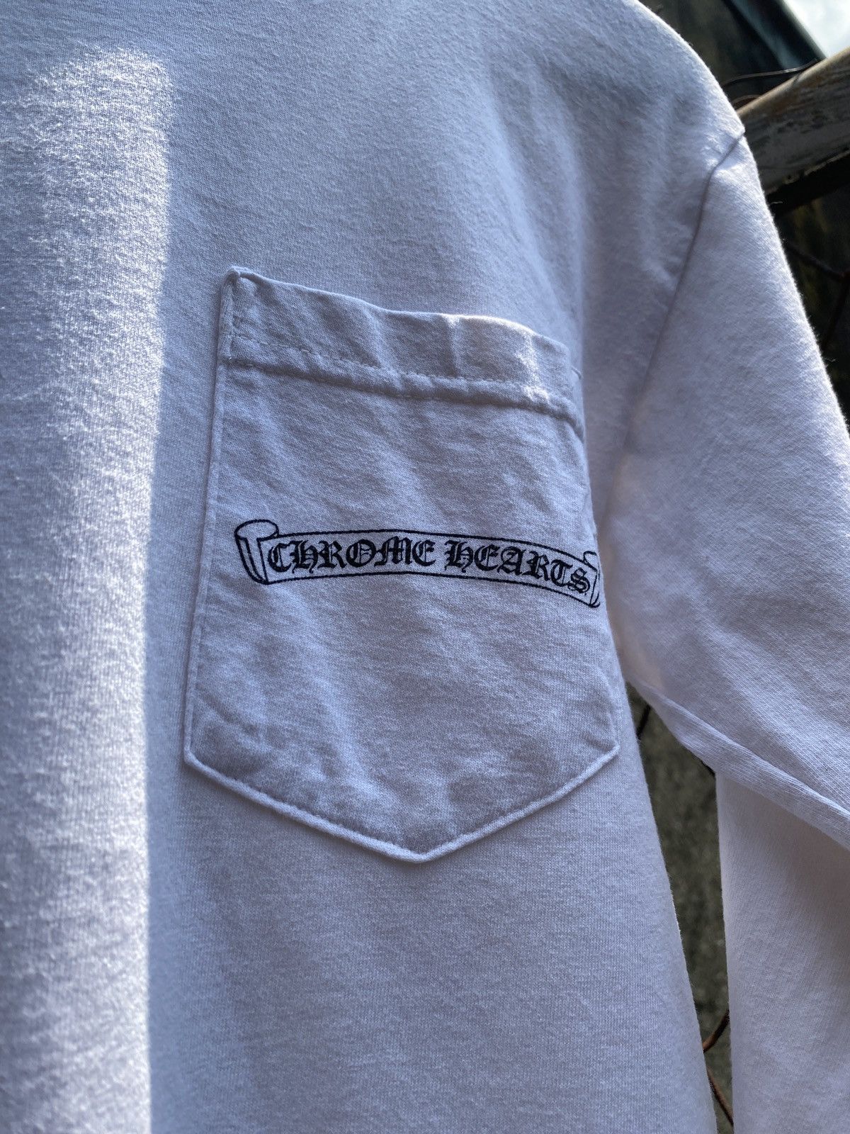 Chrome Hearts 2000s VINTAGE CHROME HEARTS USA SCRIPT CROSSES LONG SLEEVES Size US S / EU 44-46 / 1 - 4 Thumbnail