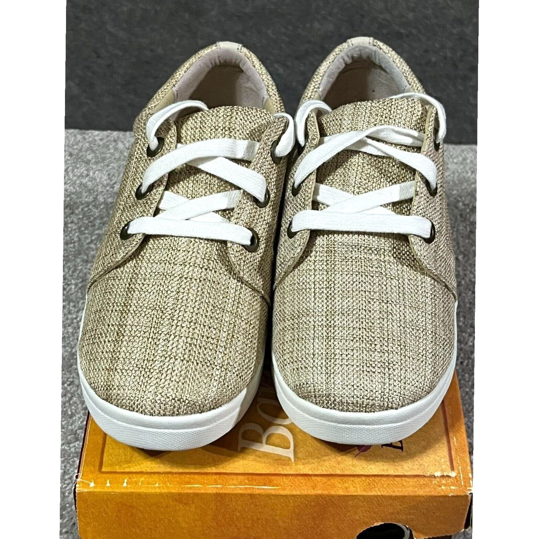 Drew Barefoot Freedom by Drew Womens Sneakers 7.5 Comfort Diabetic Orthopedic Beige Casual Lace Up Low Top M Womens Shoes Size US 8 / IT 38 - 7 Thumbnail