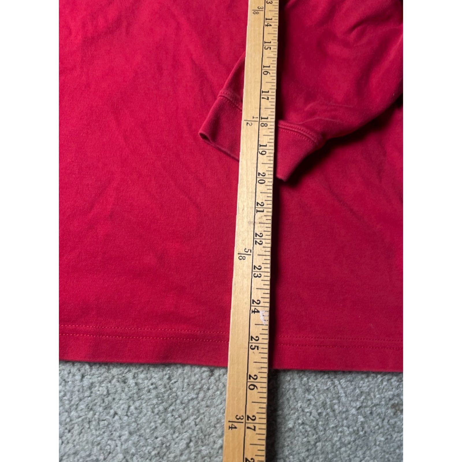 Vintage L.L.Bean Sweater Men's Size Large Reg. Red Long Sleeve Mock Neck Pullover Size L / US 10 / IT 46 - 8 Thumbnail