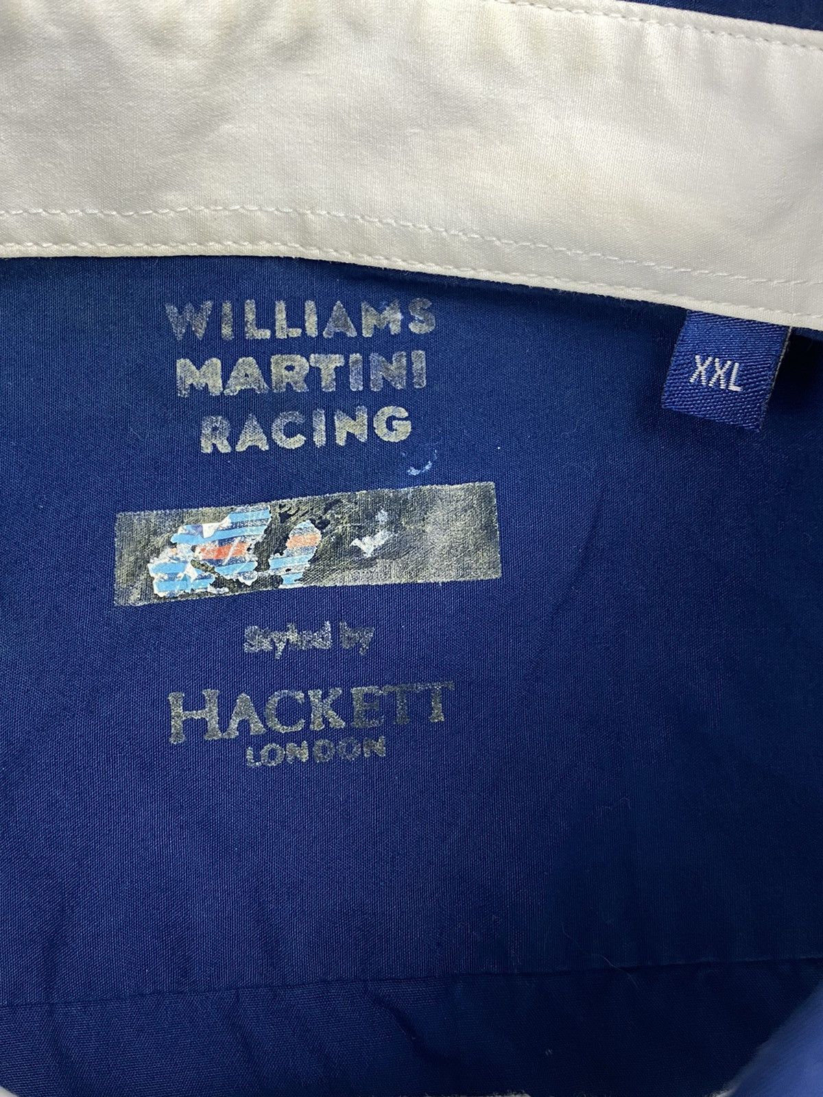 Hackett × Mercedes-Benz Vintage Mercedes Benz Williams Martini Racing Shirt 90’s Size US XXL / EU 58 / 5 - 13 Thumbnail