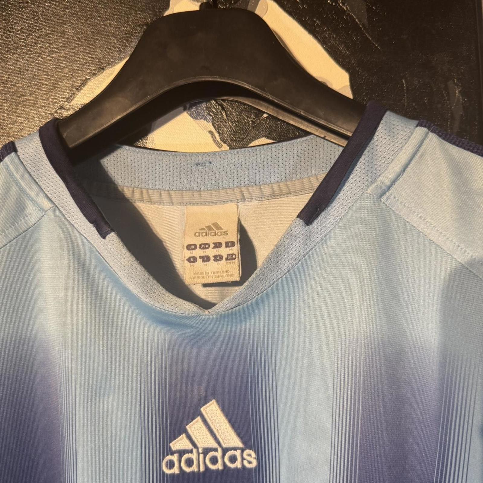 Adidas Adidas Teamgeist 2004 Training Jersey – Sky Blue / Navy Size US XL / EU 56 / 4 - 4 Thumbnail