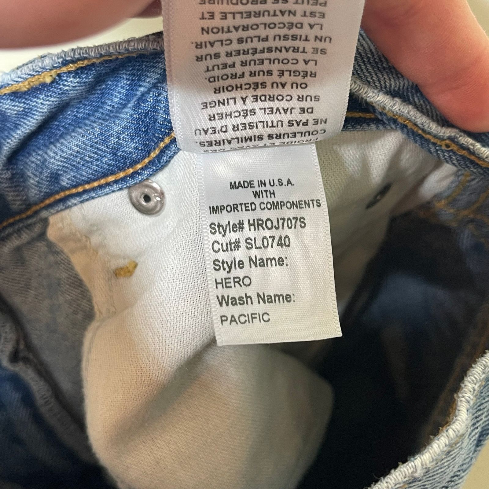 SLVRLAKE SLVRLAKE Hero High Rise Cropped Straight Leg Jeans sz 30 Size 30" / US 8 / IT 44 - 10 Thumbnail