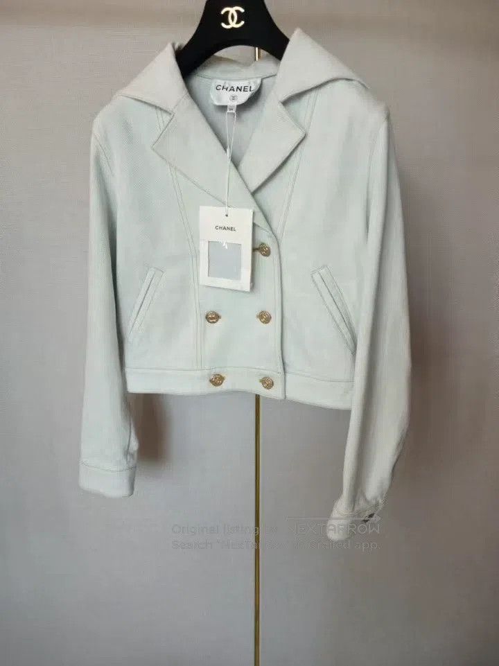 Chanel Chanel Light blue denim jacket Size XXS / US 00 / IT 34 - 1 Thumbnail