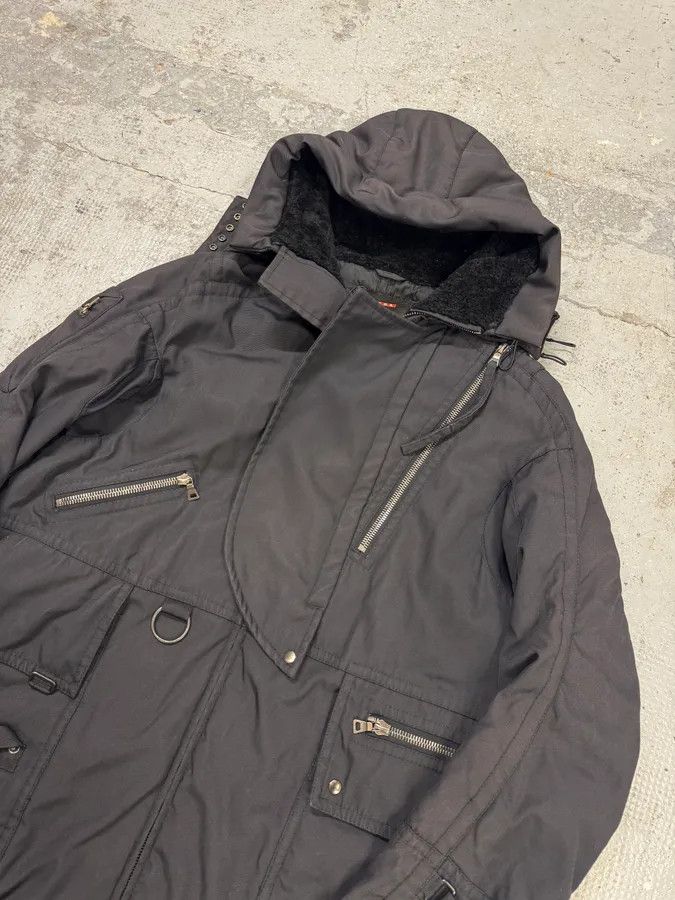 Prada 2000s Prada Black Hooded Parka Ski Jacket Size US L / EU 52-54 / 3 - 4 Thumbnail