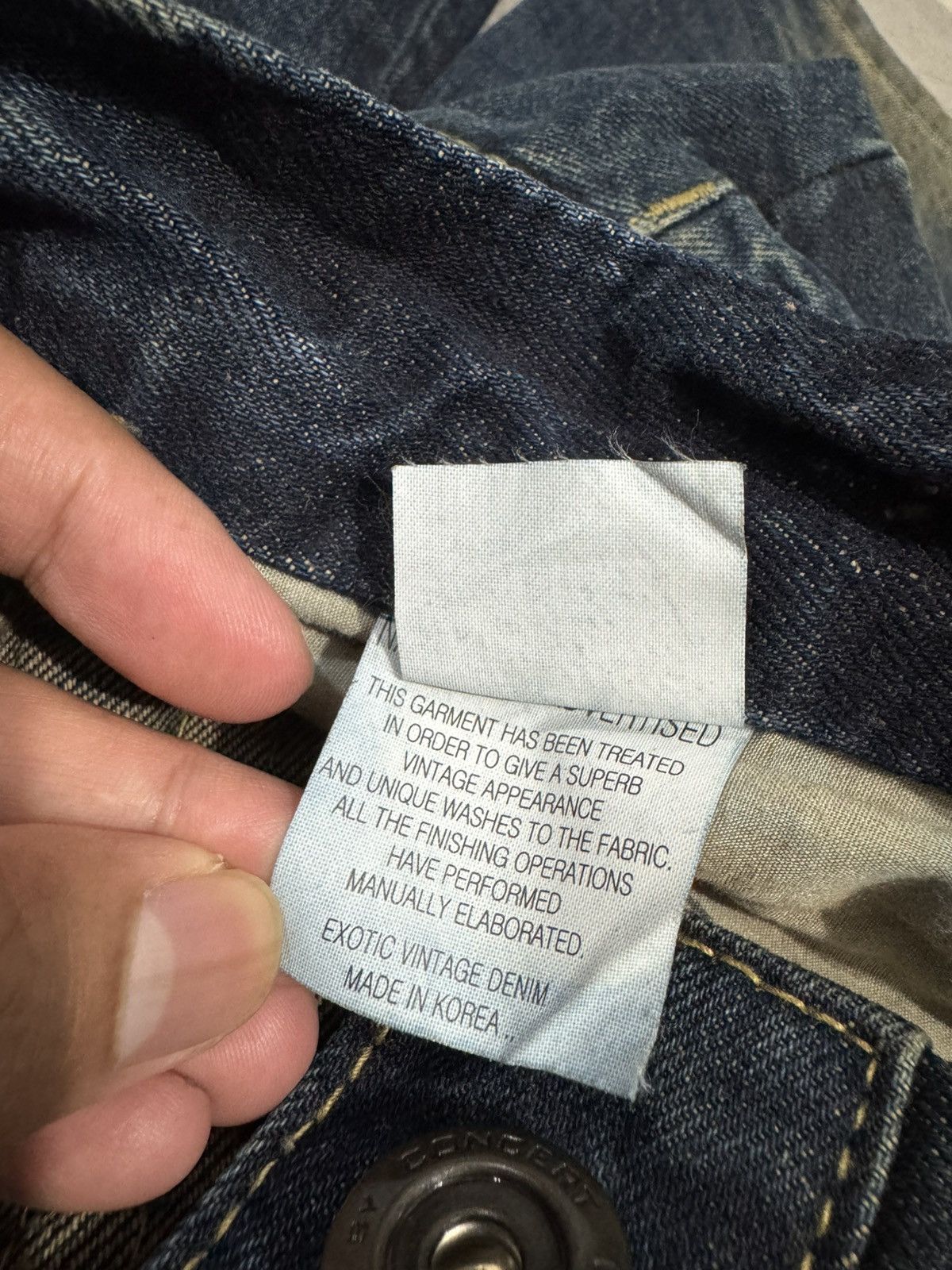 If Six Was Nine × Japanese Brand Yoshitomo Nara Lolita Skinny Jeans Embroidery Damage Flare Size US 30 / EU 46 - 13 Thumbnail