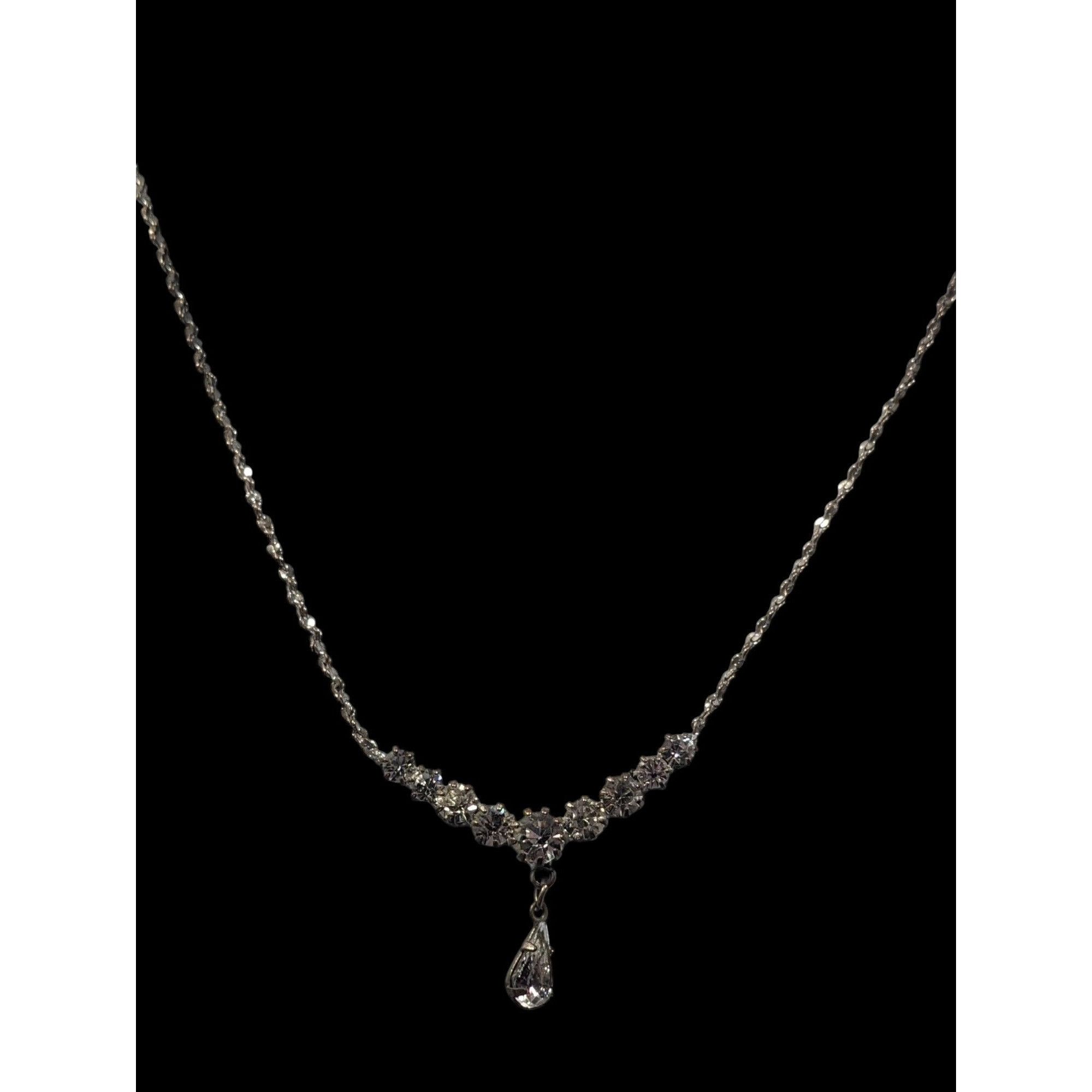 Other Claires Y2K Rhinestone Glam Prom Necklace Size ONE SIZE - 2 Thumbnail