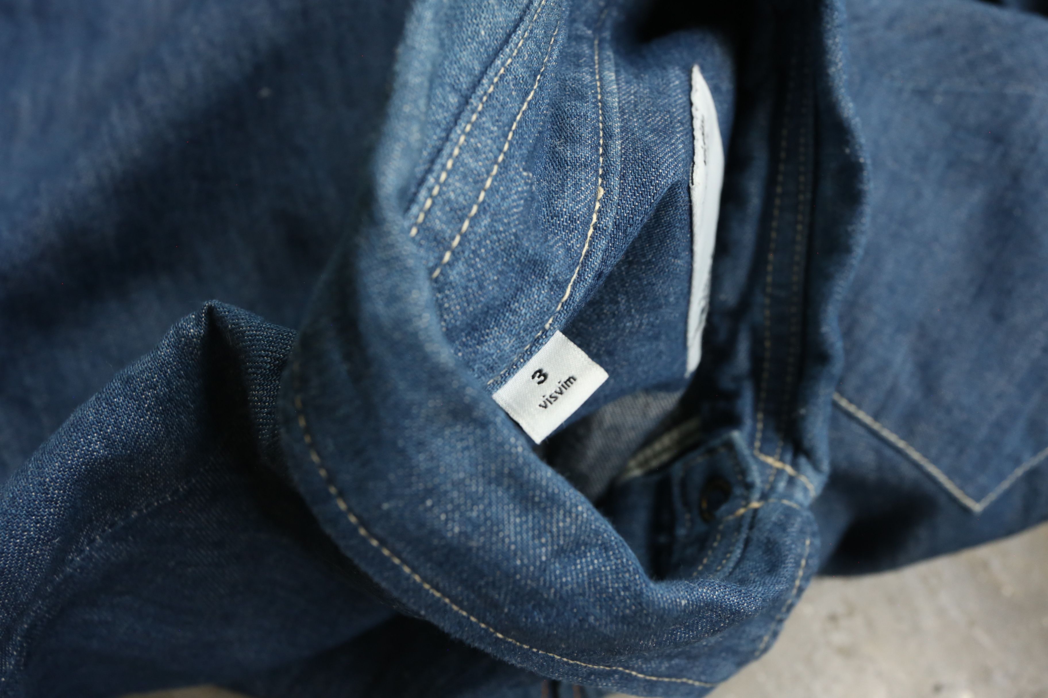 Visvim Visvim - S/S 14 - SS Albacore Denim Shirt One Wash Size US L / EU 52-54 / 3 - 6 Thumbnail