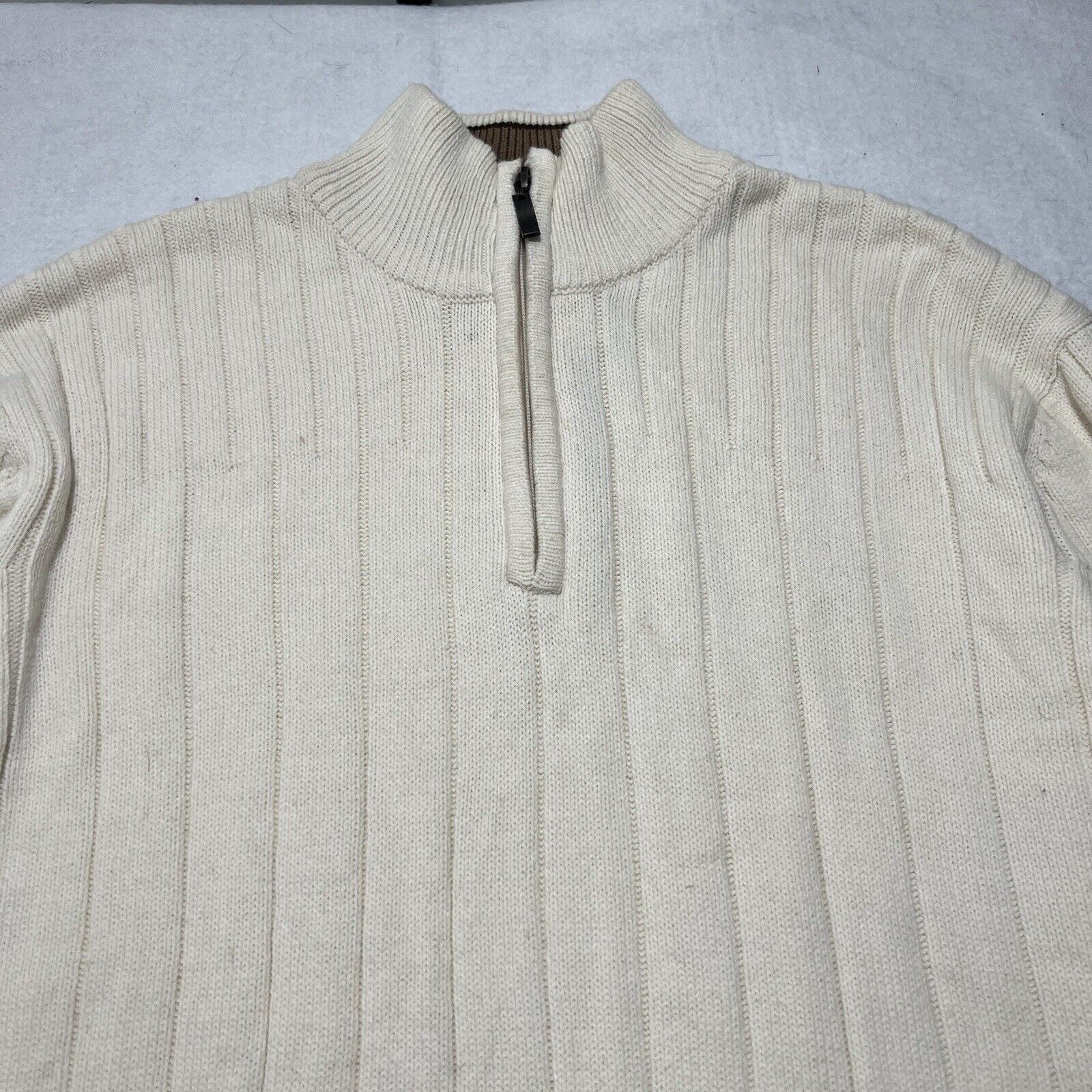 Method Method Large 1/4 Zip Mock Neck Pullover Sweater Sweatshirt Size US L / EU 52-54 / 3 - 2 Thumbnail