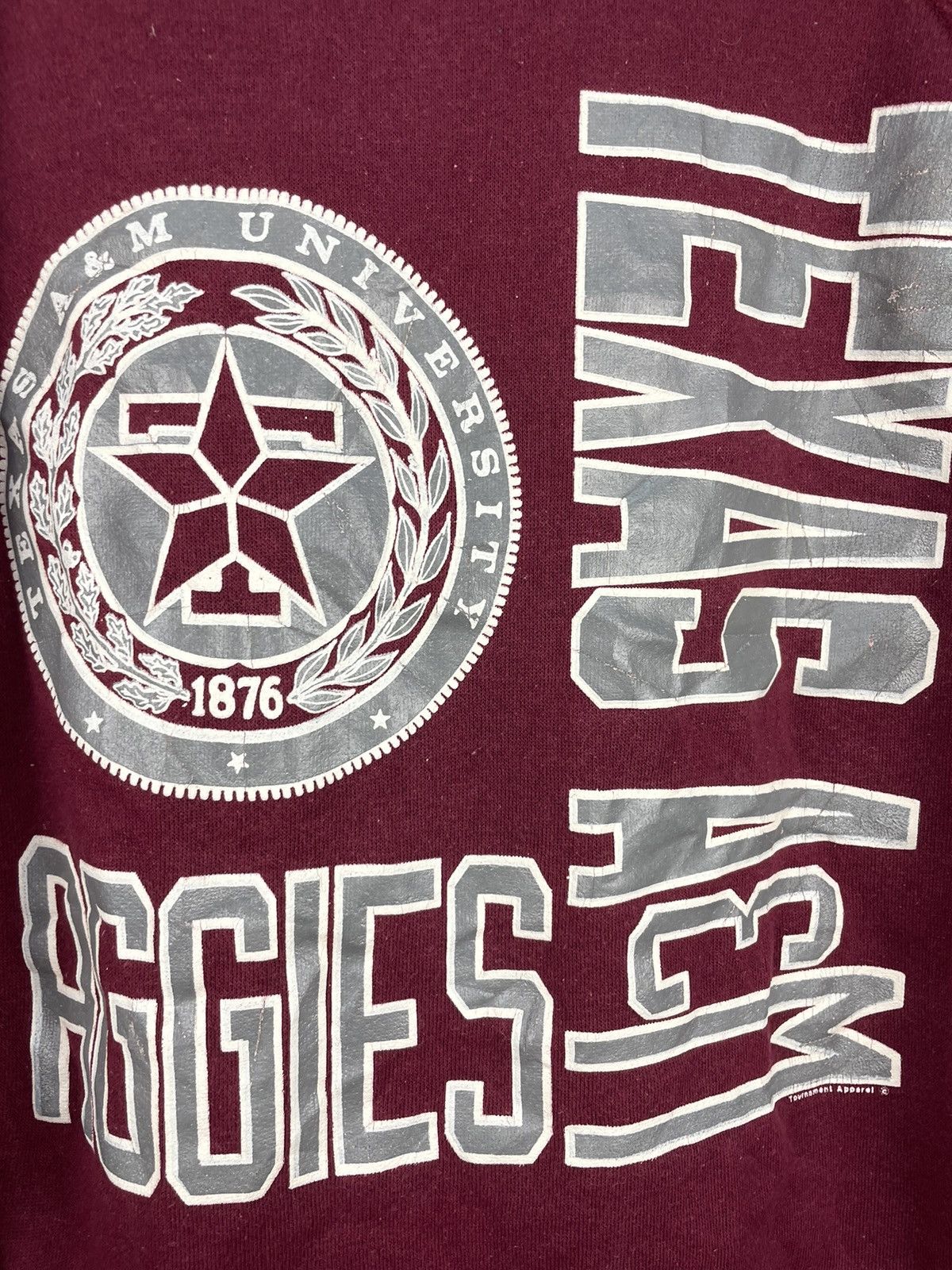 Vintage Vintage 80s Texas A&M University sweatshirt Size US L / EU 52-54 / 3 - 5 Thumbnail