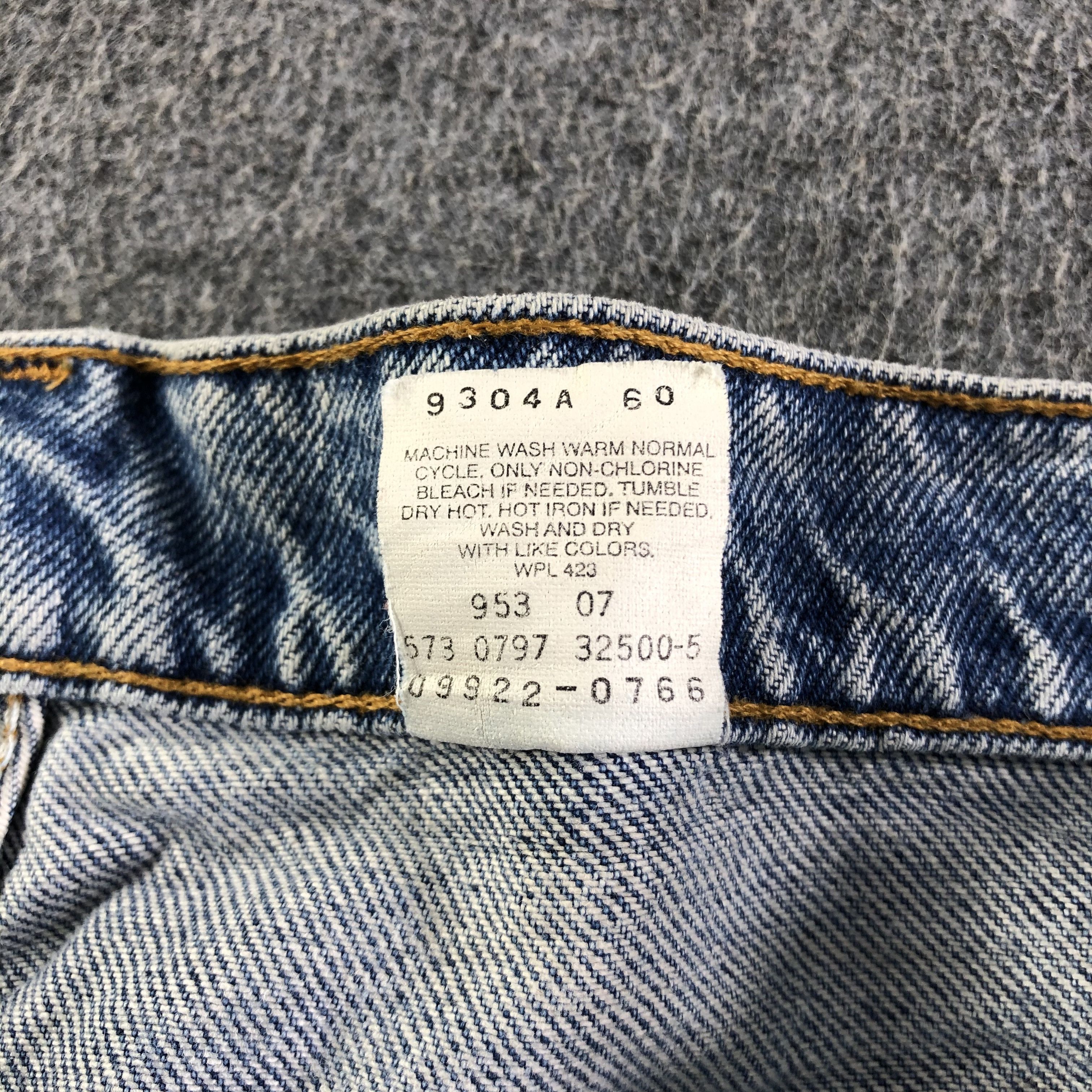 Levi's Vintage Blue Wash Levis Jeans-J4480 Size US 34 / EU 50 - 11 Thumbnail