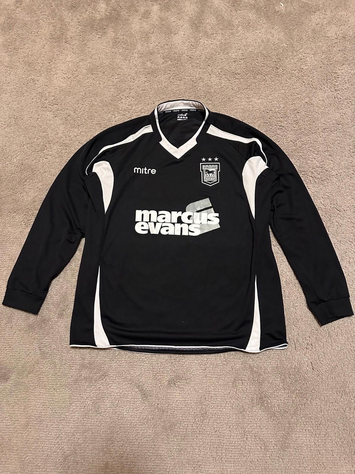 Other IPSWICH TOWN 2010/12 AWAY FOOTBALL SHIRT SOCCER JERSEY MITRE Size ONE SIZE - 1 Thumbnail