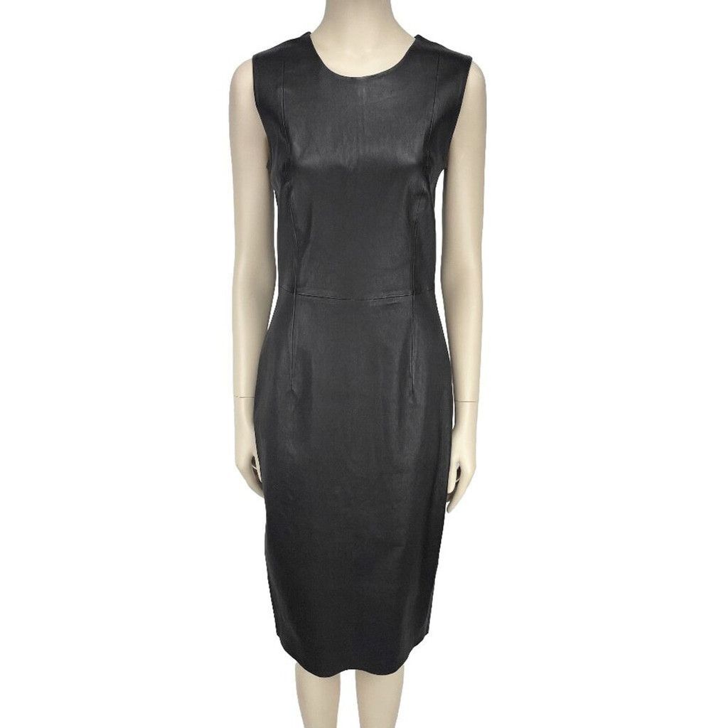 By Malene Birger MALENE BIRGER Sheep Leather Pencil Sheat Midi Dress Size  38 | Grailed
