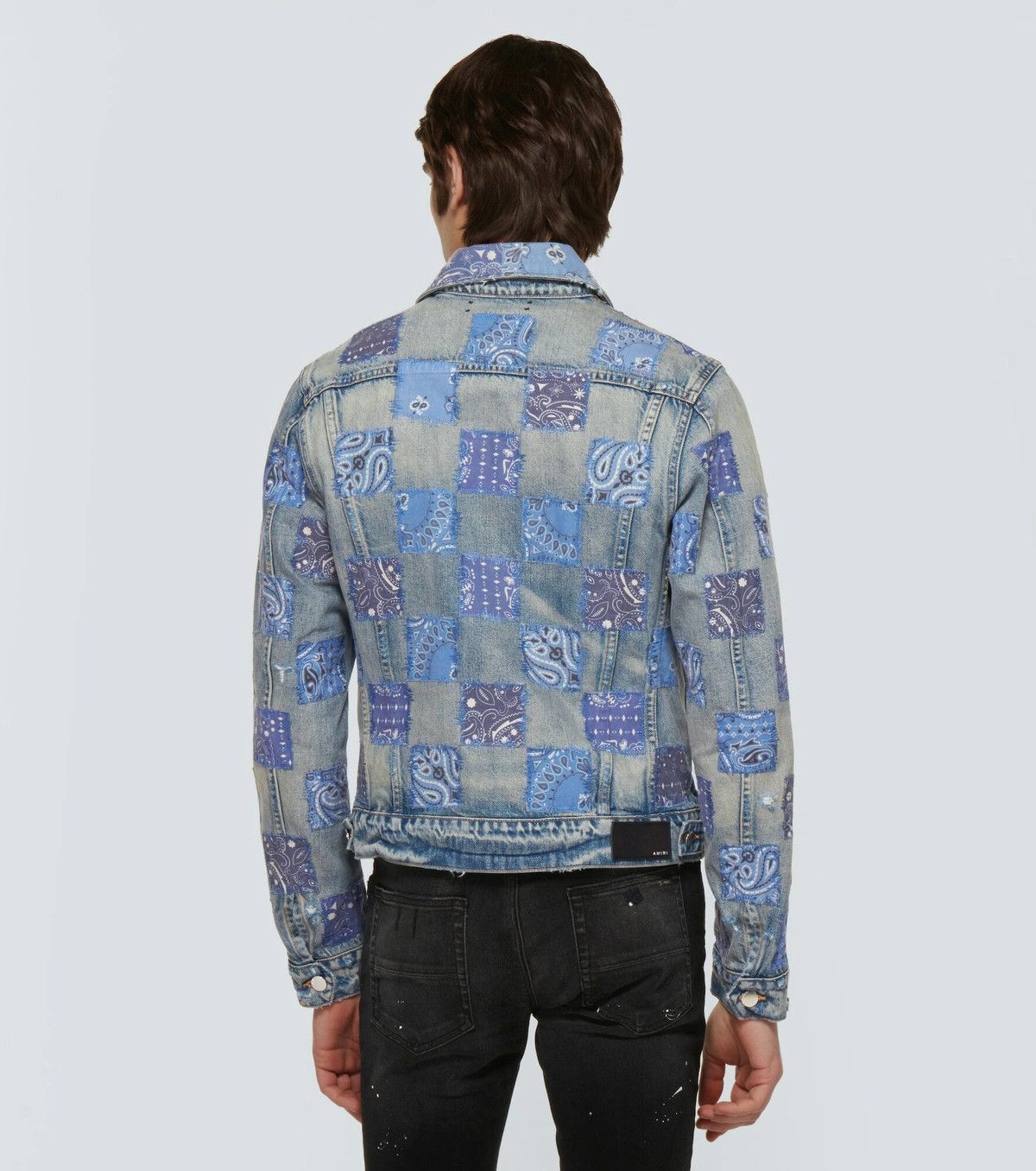 Amiri o1y0525 Denim Jacket in Multicolor Size US M / EU 48-50 / 2 - 4 Thumbnail