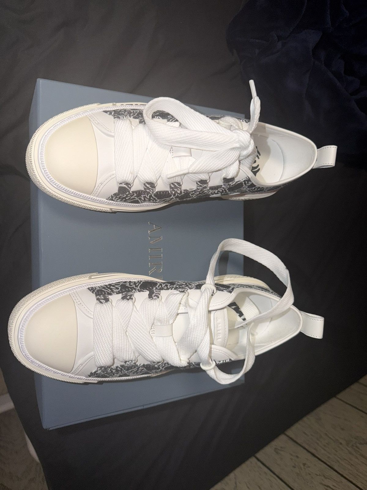 Amiri AMIRI MA QUAD COURT LOW | Black, White & Cream | 42 EU | Size US 9 / EU 42 - 8 Thumbnail