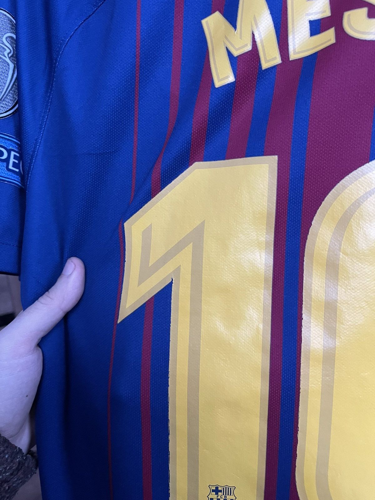 Nike 2017/2018 Nike FC Barcelona Messi Soccer Jersey T-Shirt Size US M / EU 48-50 / 2 - 19 Thumbnail