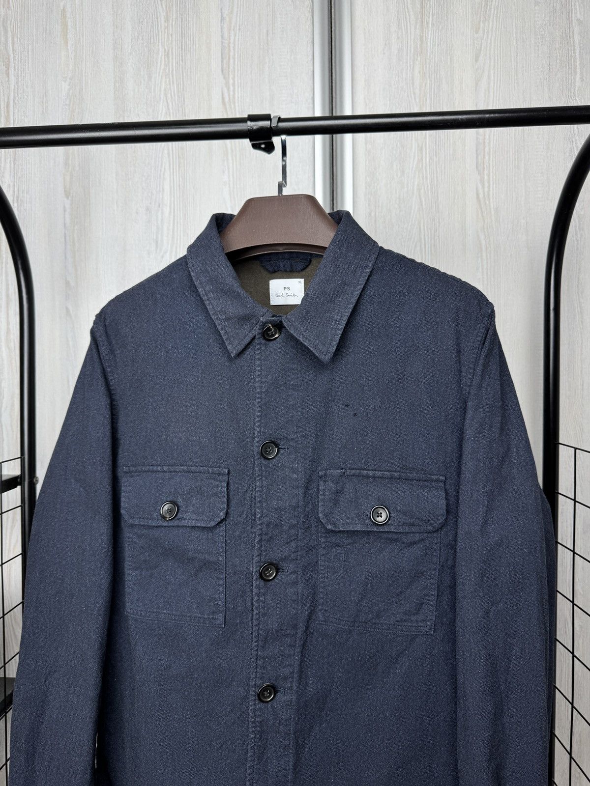 Paul Smith Paul Smith vintage French work style overshirt jacket Size US XL / EU 56 / 4 - 3 Thumbnail