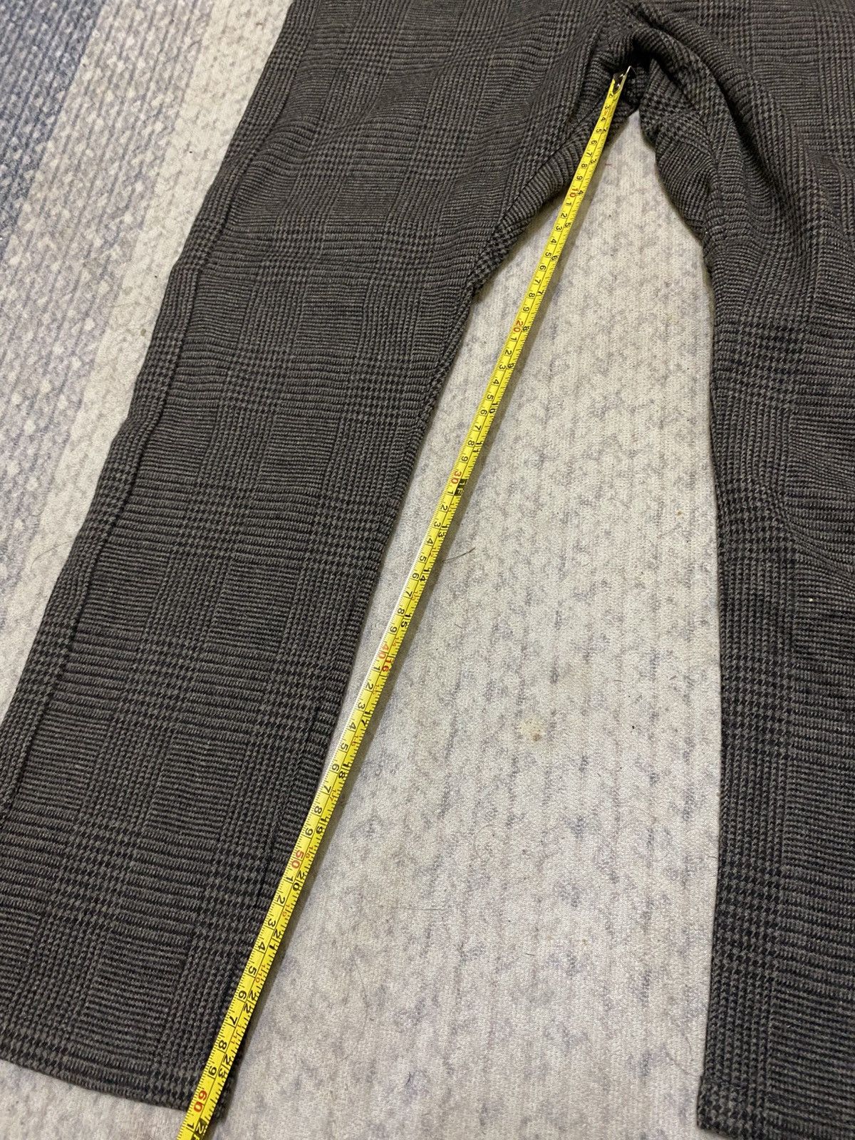 Issey Miyake × Zucca ZUCCA HERRINGBONE PLAID WOOL NYLON PANT Size US 28 / EU 44 - 7 Thumbnail
