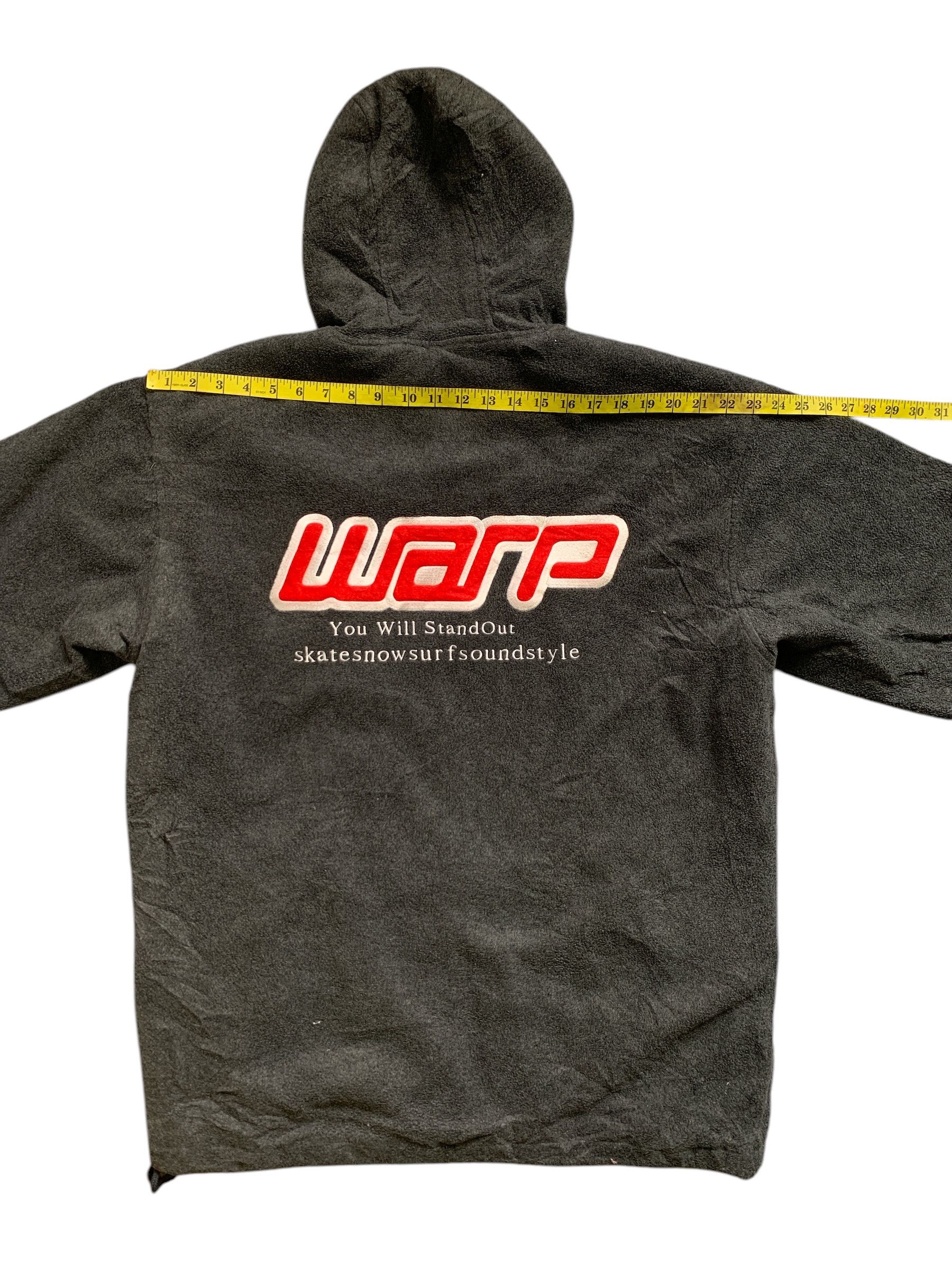 Japanese Brand Rare Design Vintage Warp Complete Streetwear Fleece Jackets Size US L / EU 52-54 / 3 - 12 Thumbnail