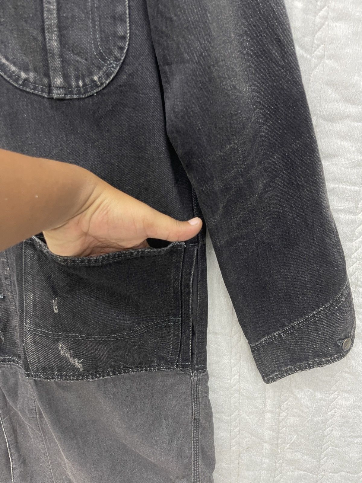 Maison MIHARA YASUHIRO RARE🔥MIHARA YASUHIRO AW15 DENIM OVERJACKET Size US S / EU 44-46 / 1 - 9 Thumbnail