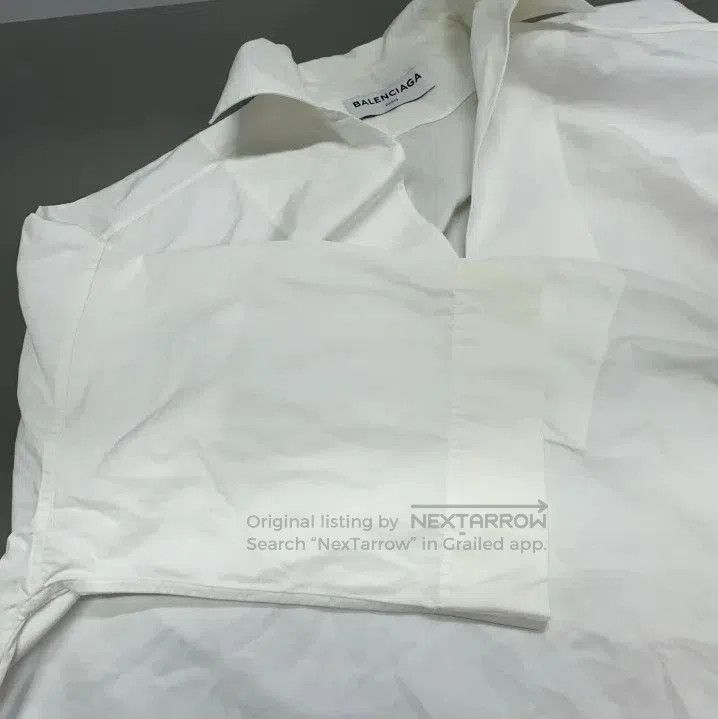 Balenciaga Balenciaga Minimalist White Short Sleeve Shirt. Size US S / EU 44-46 / 1 - 7 Thumbnail