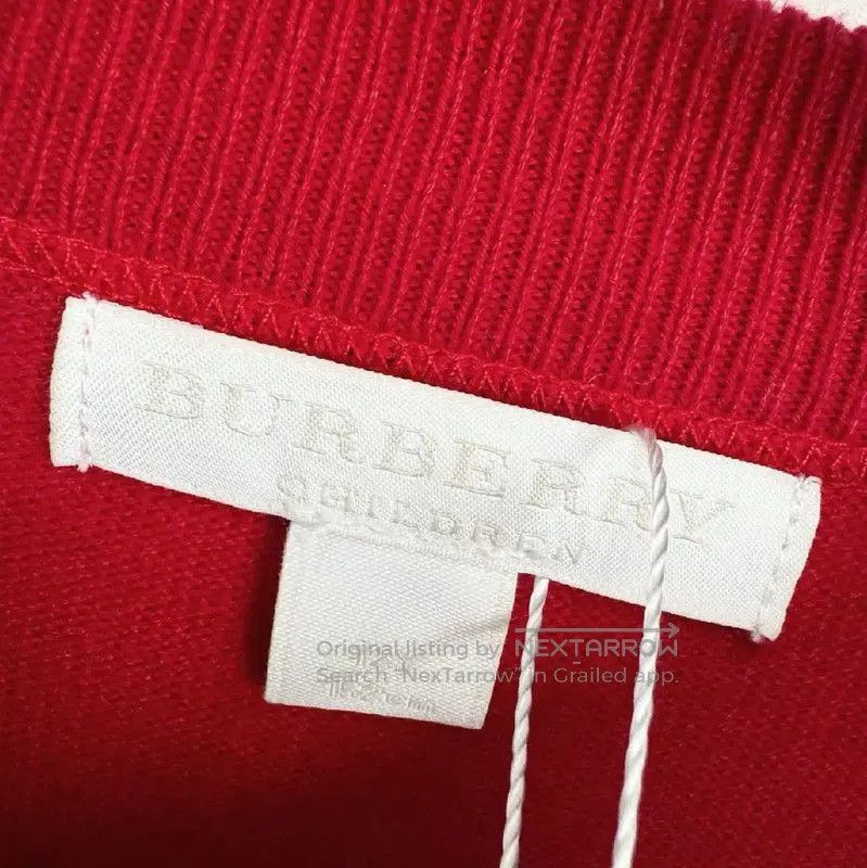 Burberry Burberry Women's Rose Red Knitted Cardigan. Size M / US 6-8 / IT 42-44 - 3 Thumbnail
