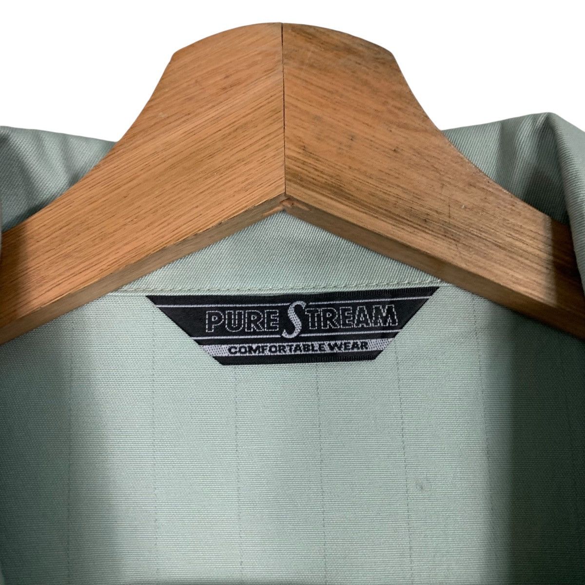Japanese Brand YAMAHA Work Uniform Jacket Light Green #1261-C57 Size US L / EU 52-54 / 3 - 17 Thumbnail
