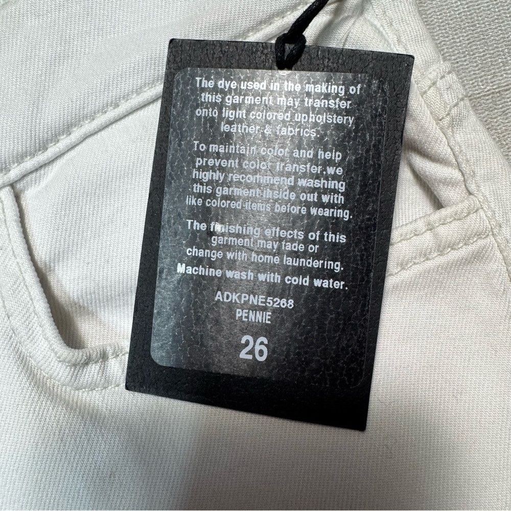 Joe's NWT New Joe's Jeans Pennie Straight Leg Stretch Off White J Size 26" / US 2 / IT 38 - 8 Thumbnail